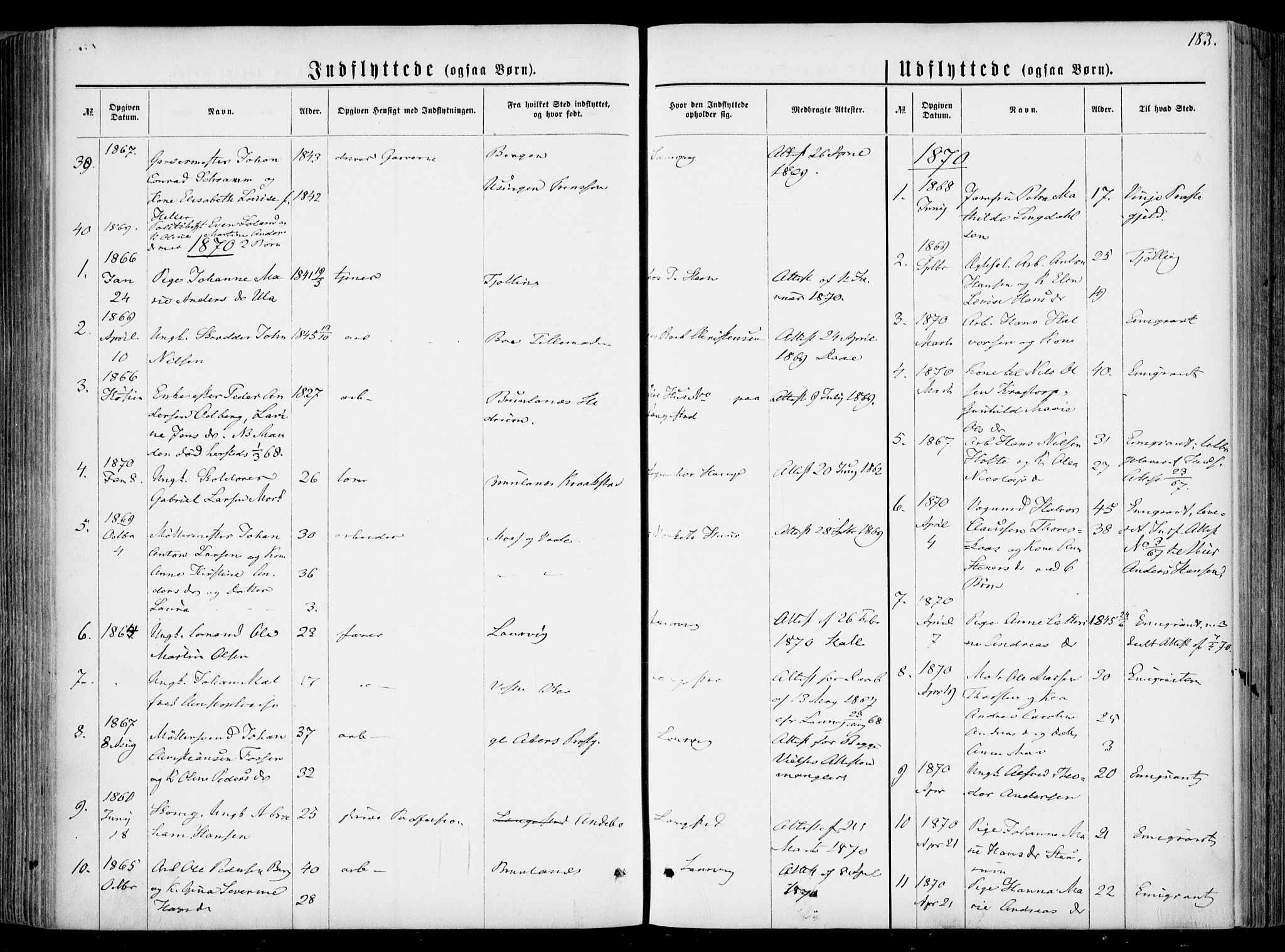 Larvik kirkebøker, SAKO/A-352/F/Fa/L0005: Parish register (official) no. I 5, 1856-1870, p. 183
