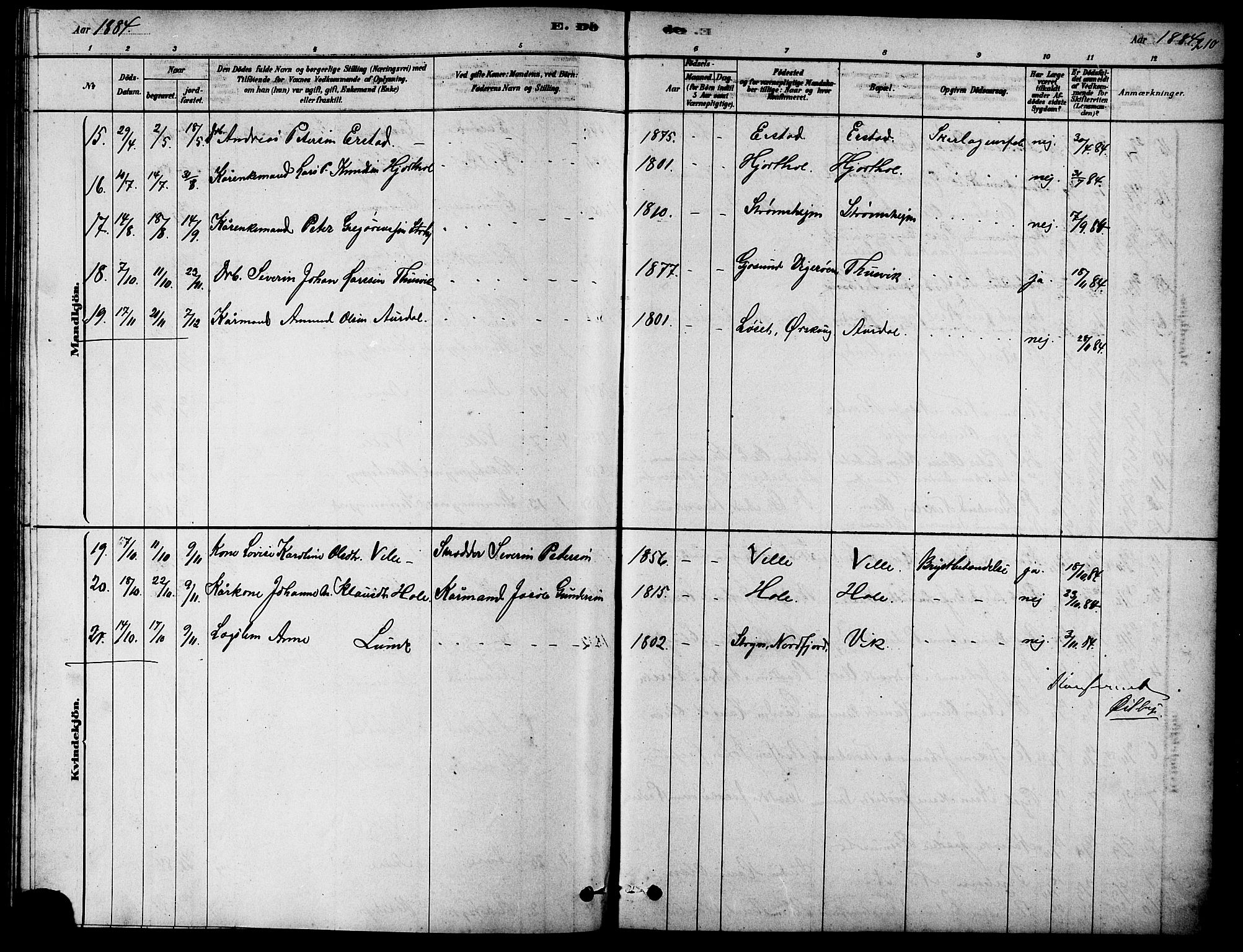 Ministerialprotokoller, klokkerbøker og fødselsregistre - Møre og Romsdal, SAT/A-1454/523/L0339: Parish register (copy) no. 523C02, 1878-1891, p. 210