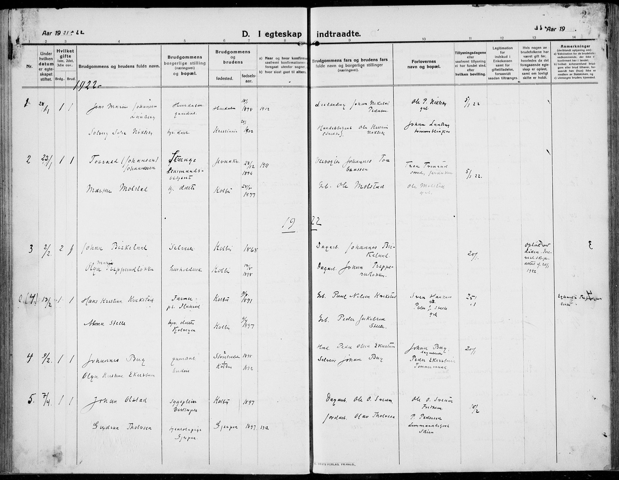 Kolbu prestekontor, SAH/PREST-110/H/Ha/Haa/L0002: Parish register (official) no. 2, 1912-1926, p. 216
