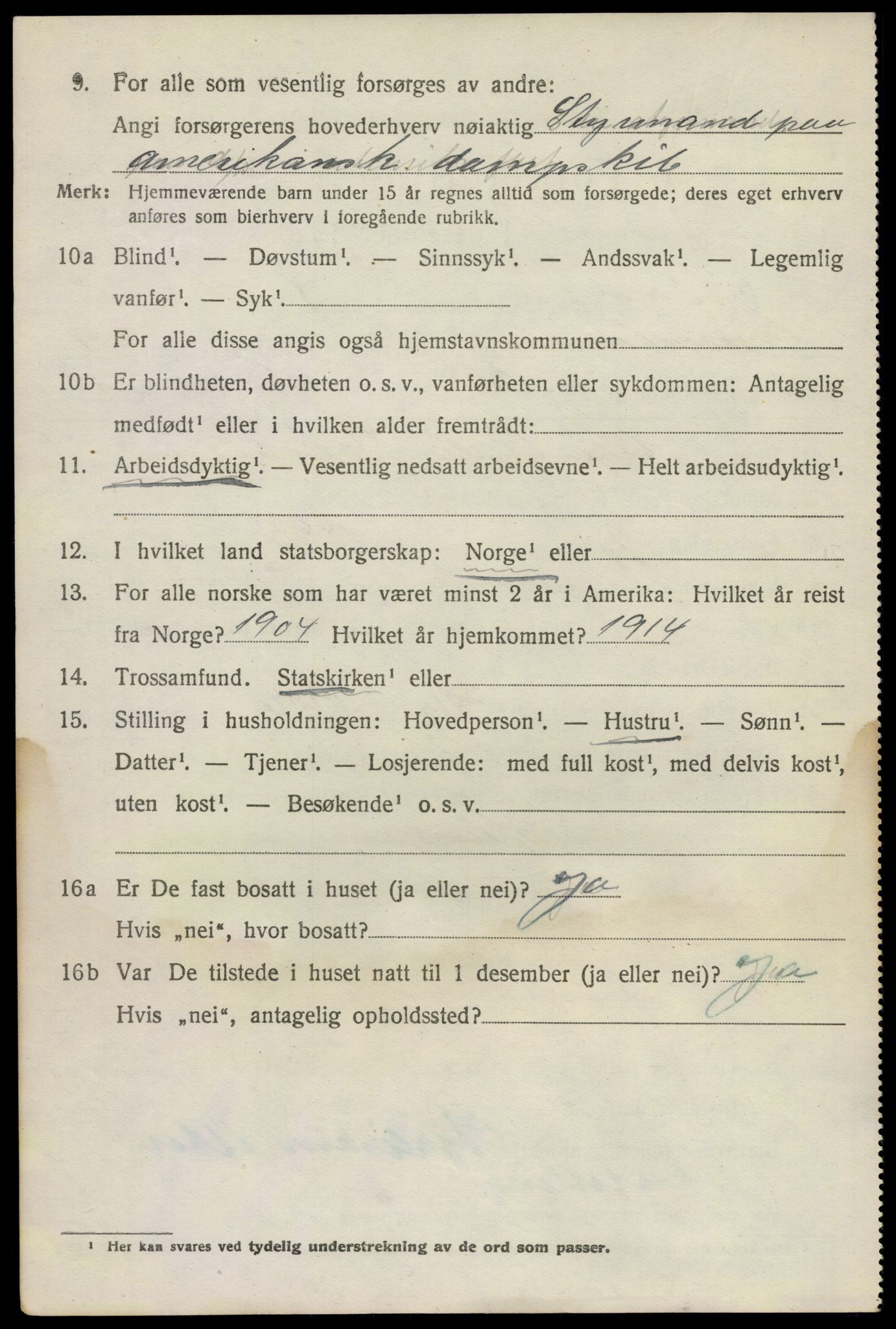 SAKO, 1920 census for Brunlanes, 1920, p. 8334