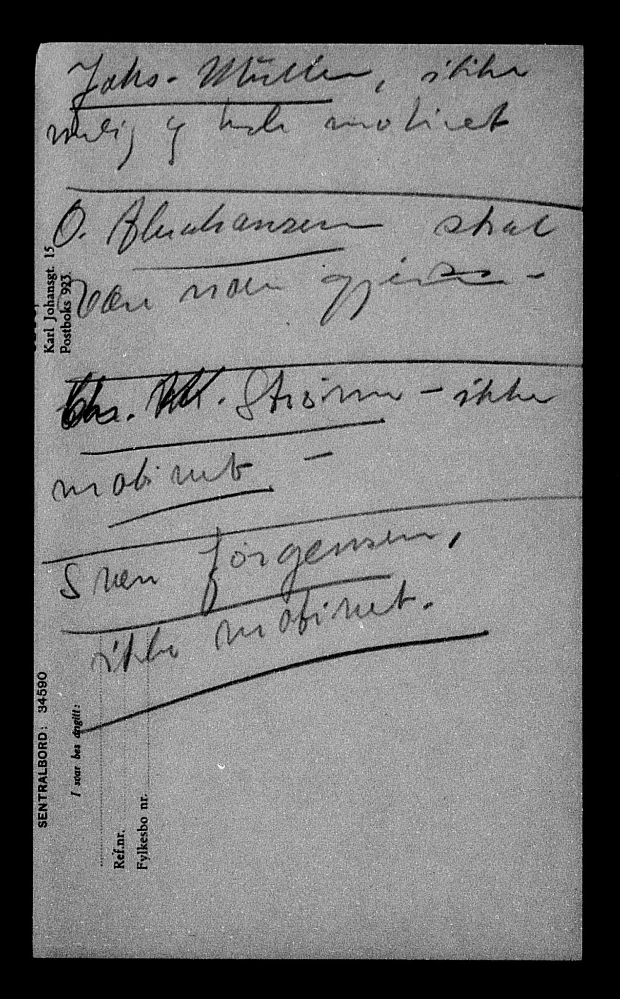 Justisdepartementet, Tilbakeføringskontoret for inndratte formuer, AV/RA-S-1564/H/Hc/Hcd/L0990: --, 1945-1947, p. 75
