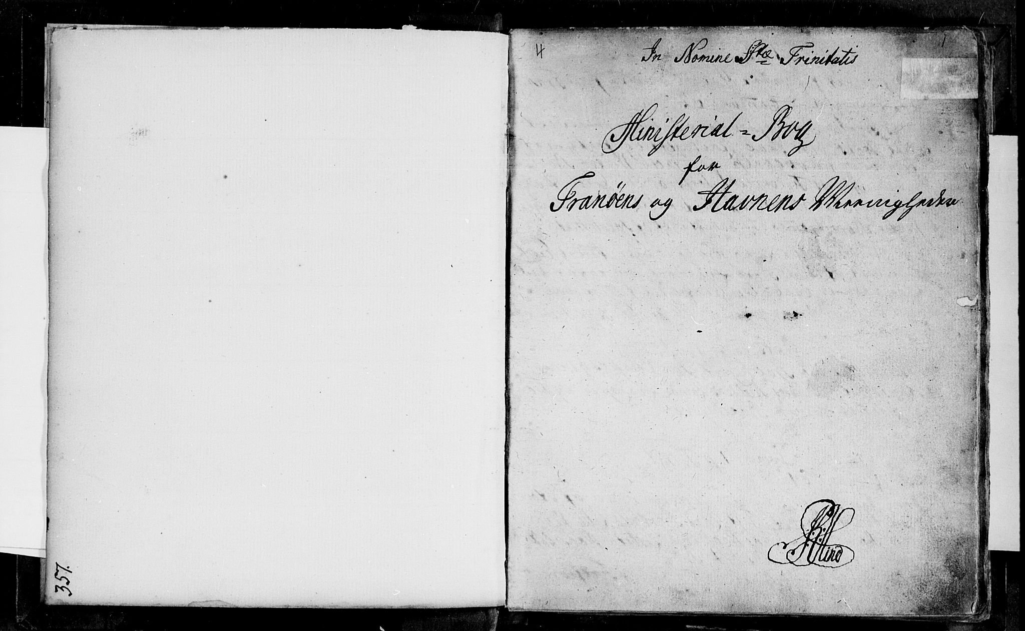 Ibestad sokneprestembete, AV/SATØ-S-0077/H/Ha/Haa/L0001kirke: Parish register (official) no. 1, 1744-1757, p. 1