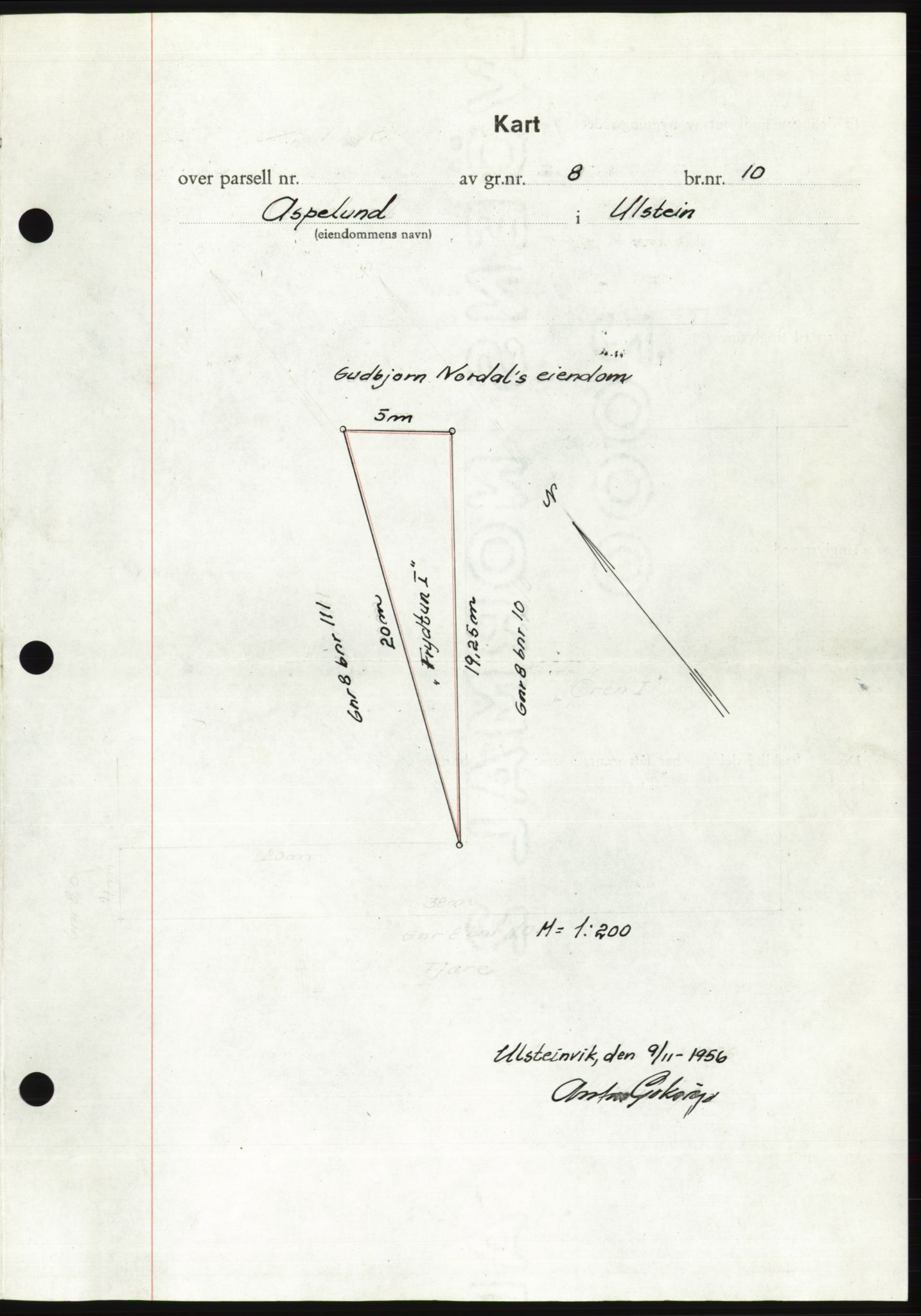 Søre Sunnmøre sorenskriveri, AV/SAT-A-4122/1/2/2C/L0105: Mortgage book no. 31A, 1956-1957, Diary no: : 2451/1956