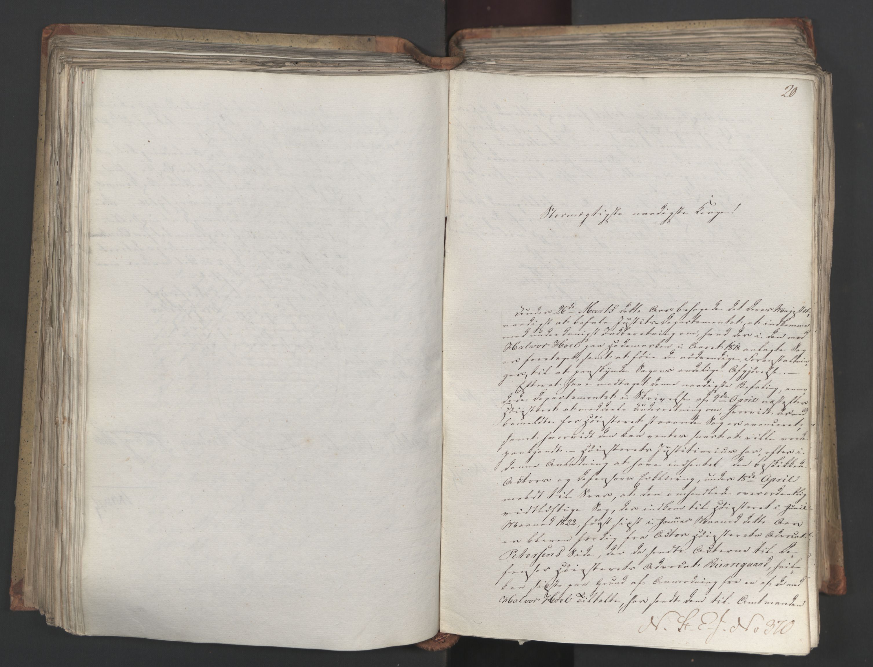 Statsrådsavdelingen i Stockholm, AV/RA-S-1003/D/Da/L0034: Regjeringsinnstillinger nr. 275-540, 1823, p. 284