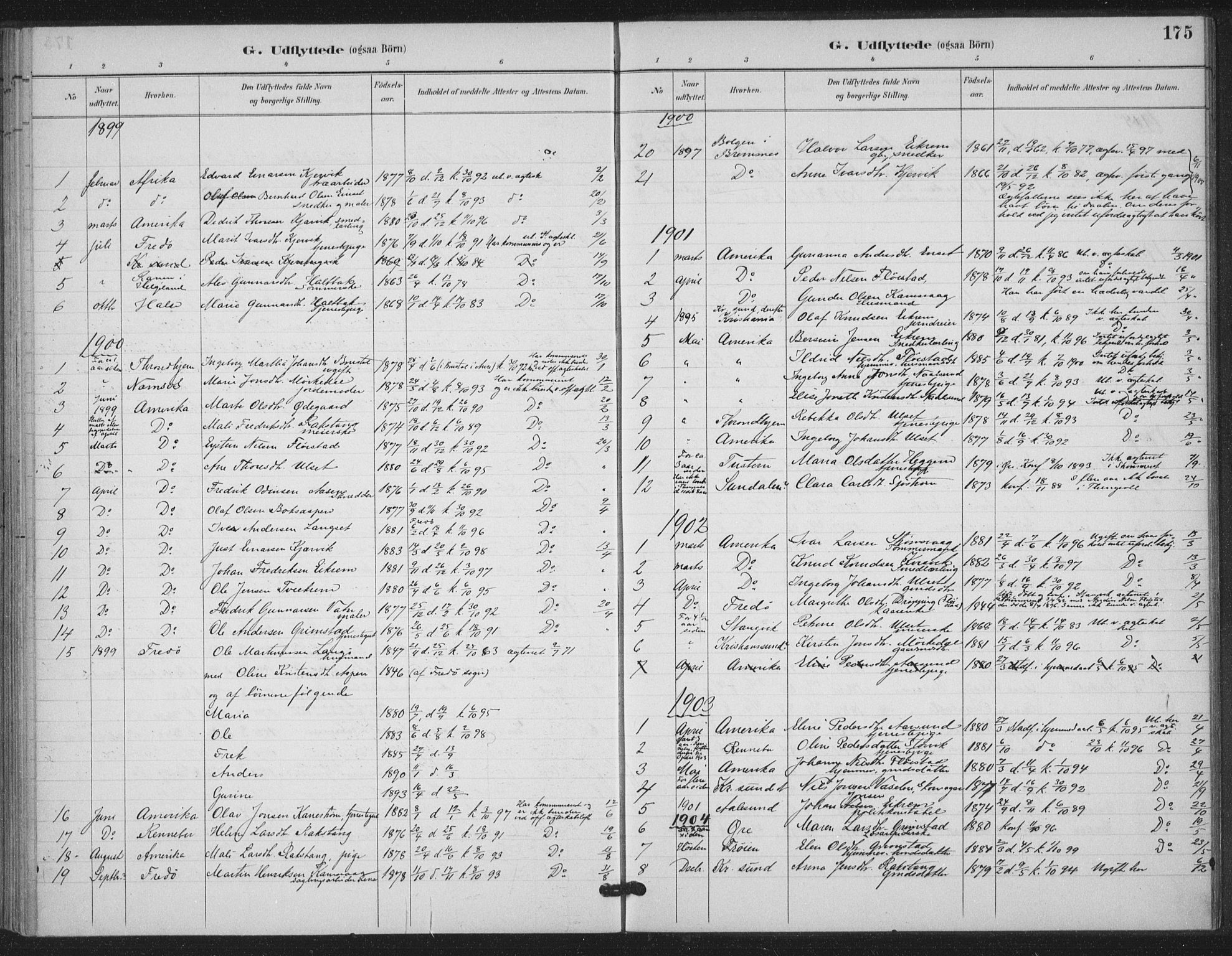 Ministerialprotokoller, klokkerbøker og fødselsregistre - Møre og Romsdal, AV/SAT-A-1454/587/L1000: Parish register (official) no. 587A02, 1887-1910, p. 175