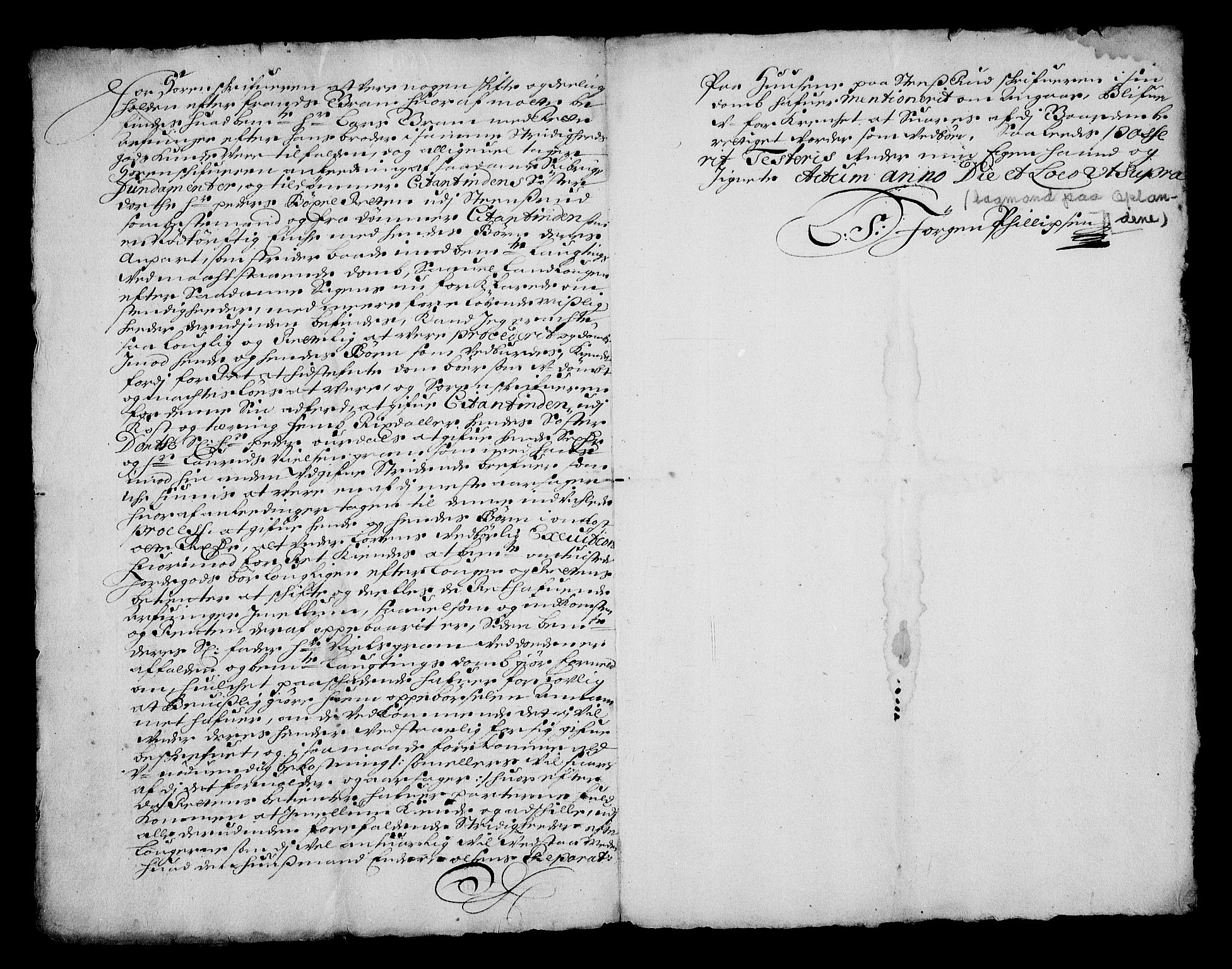 Stattholderembetet 1572-1771, RA/EA-2870/Af/L0002: Avskrifter av vedlegg til originale supplikker, nummerert i samsvar med supplikkbøkene, 1687-1689, p. 164