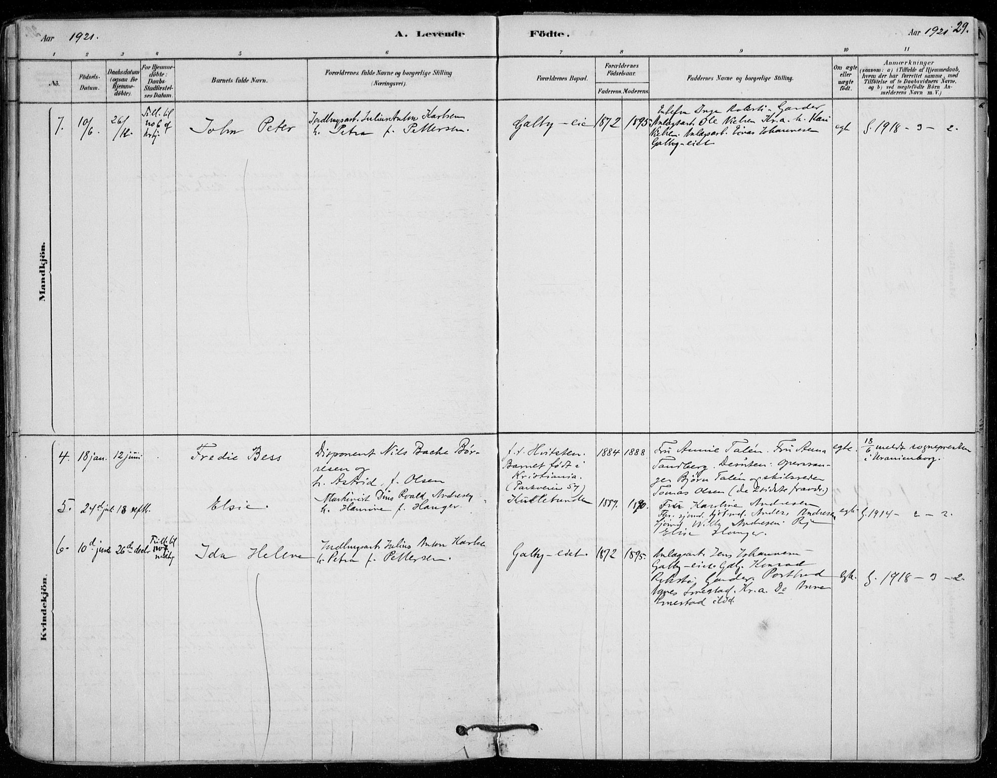 Vestby prestekontor Kirkebøker, AV/SAO-A-10893/F/Fd/L0001: Parish register (official) no. IV 1, 1878-1945, p. 29