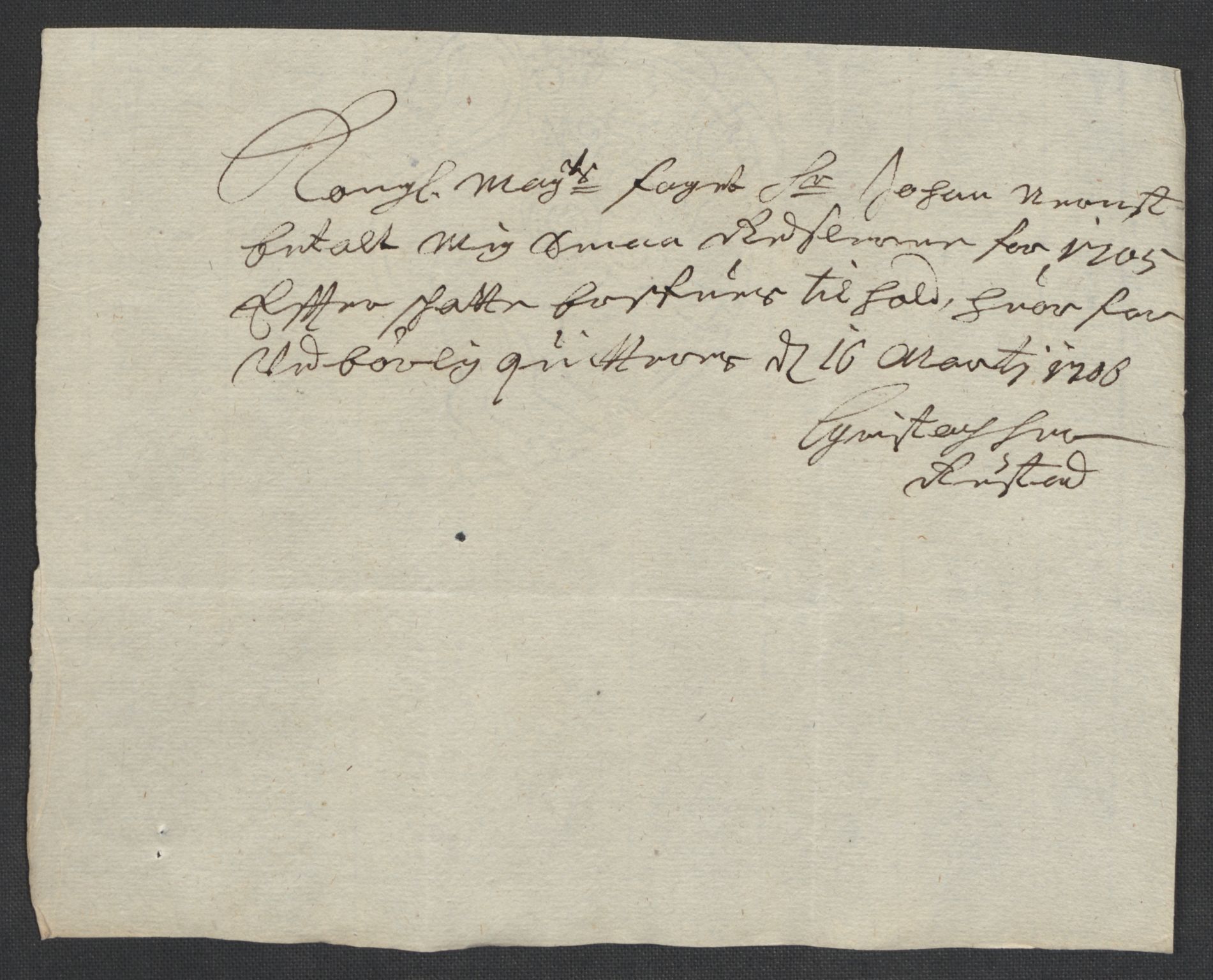 Rentekammeret inntil 1814, Reviderte regnskaper, Fogderegnskap, AV/RA-EA-4092/R18/L1303: Fogderegnskap Hadeland, Toten og Valdres, 1705, p. 57