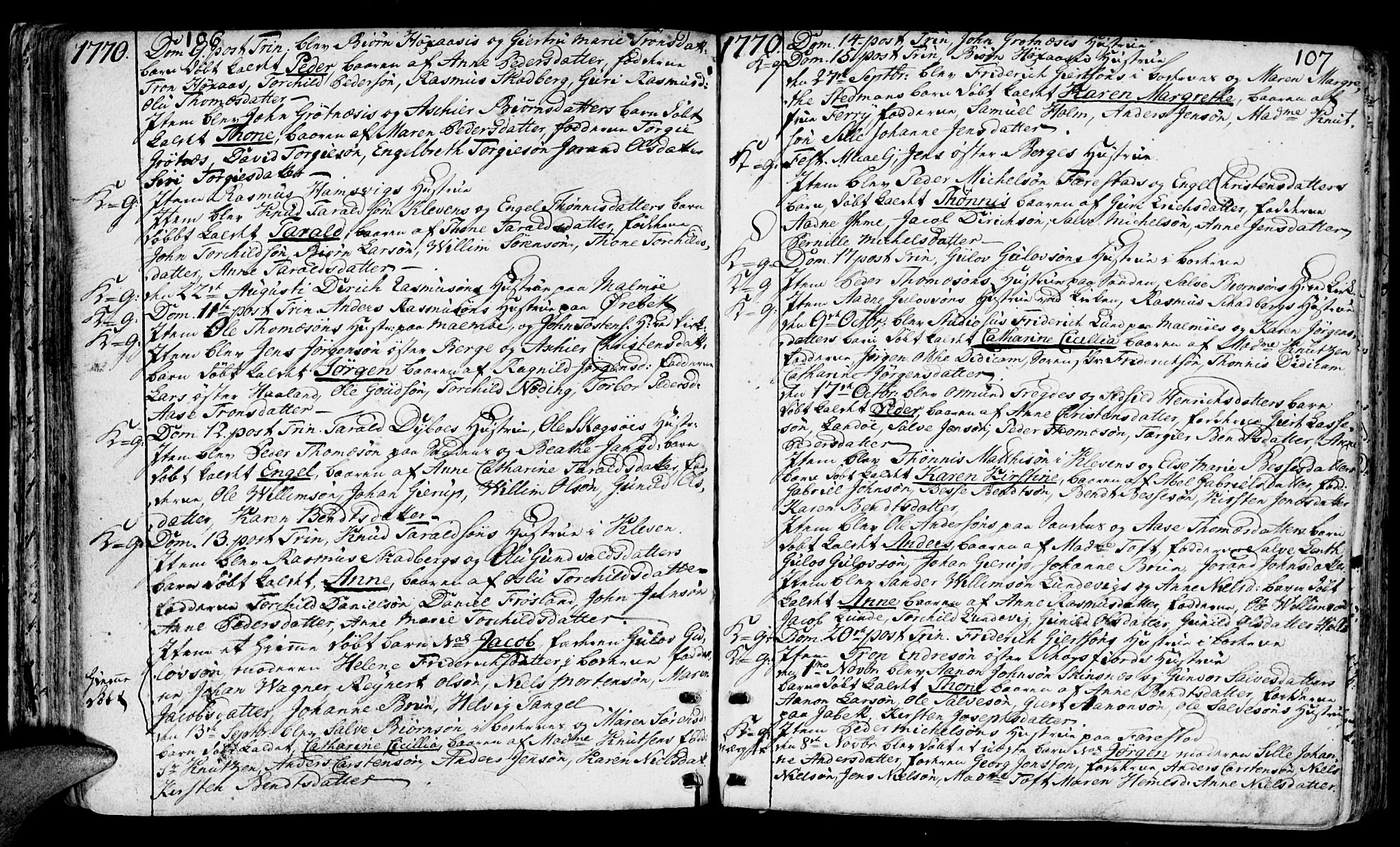 Mandal sokneprestkontor, AV/SAK-1111-0030/F/Fa/Faa/L0003: Parish register (official) no. A 3, 1748-1794, p. 106-107