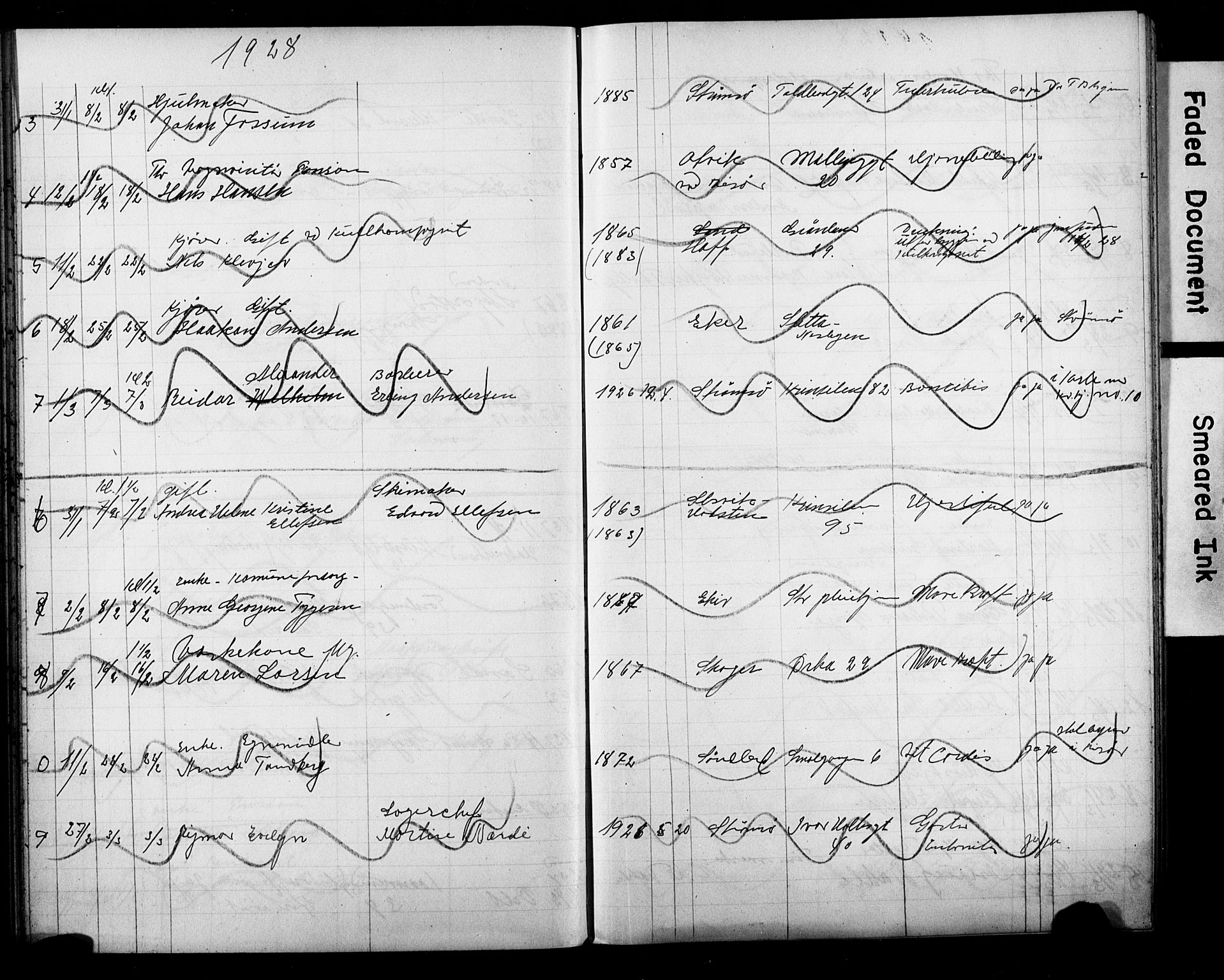 Strømsø kirkebøker, AV/SAKO-A-246/Y/Ya/L0008: Parish register draft no. I 8, 1916-1931