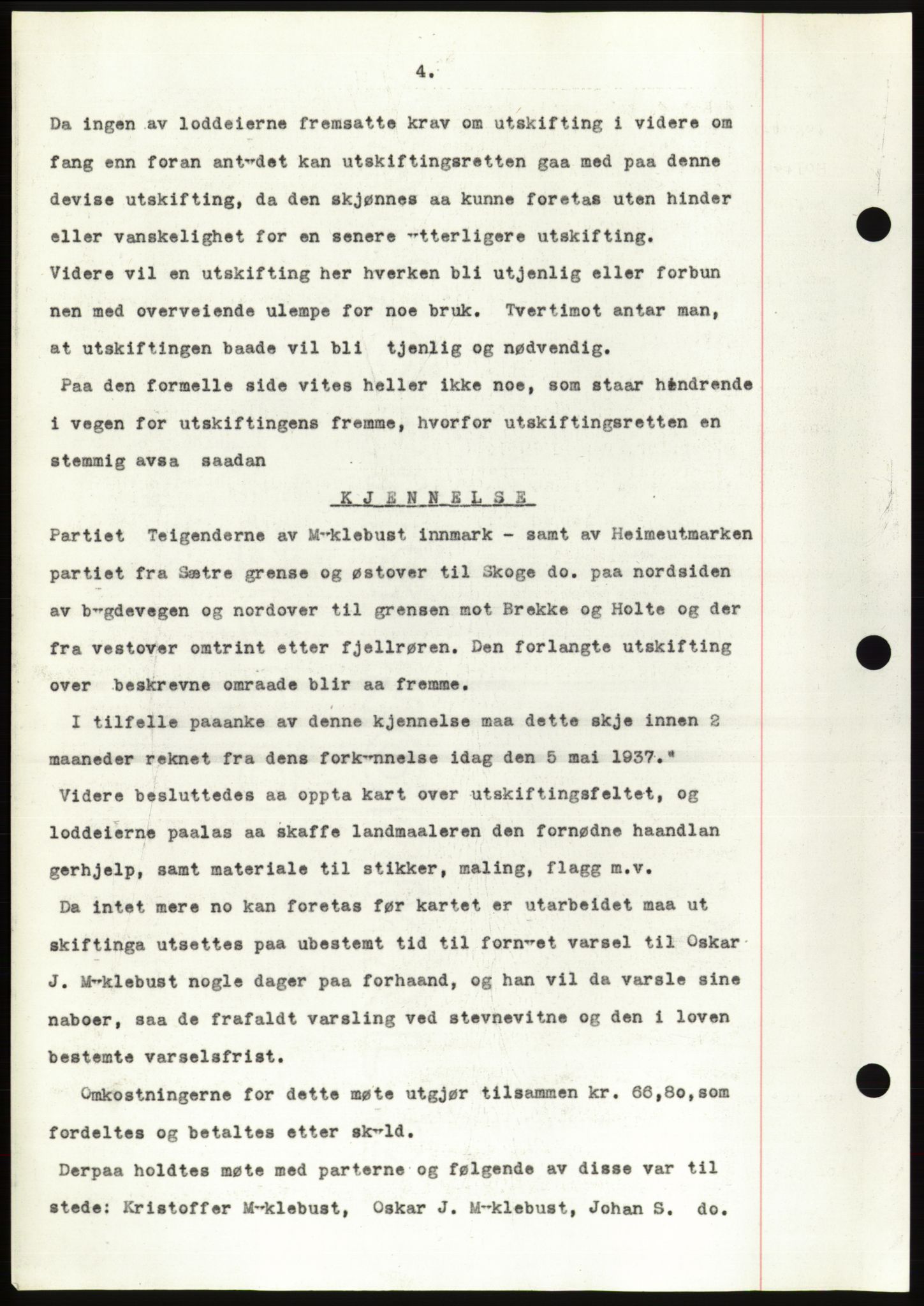 Søre Sunnmøre sorenskriveri, AV/SAT-A-4122/1/2/2C/L0076: Mortgage book no. 2A, 1943-1944, Diary no: : 1068/1944