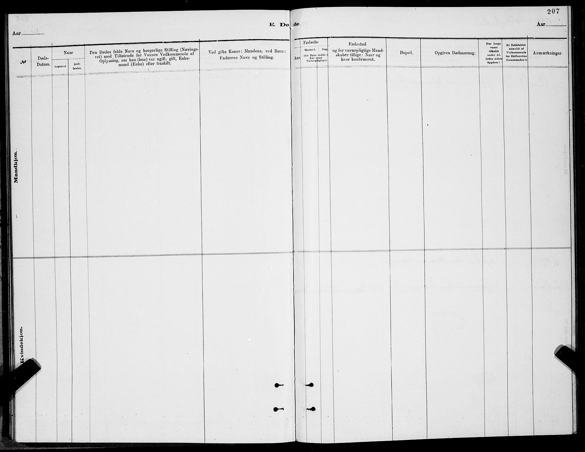 Balsfjord sokneprestembete, SATØ/S-1303/G/Ga/L0007klokker: Parish register (copy) no. 7, 1878-1889, p. 207