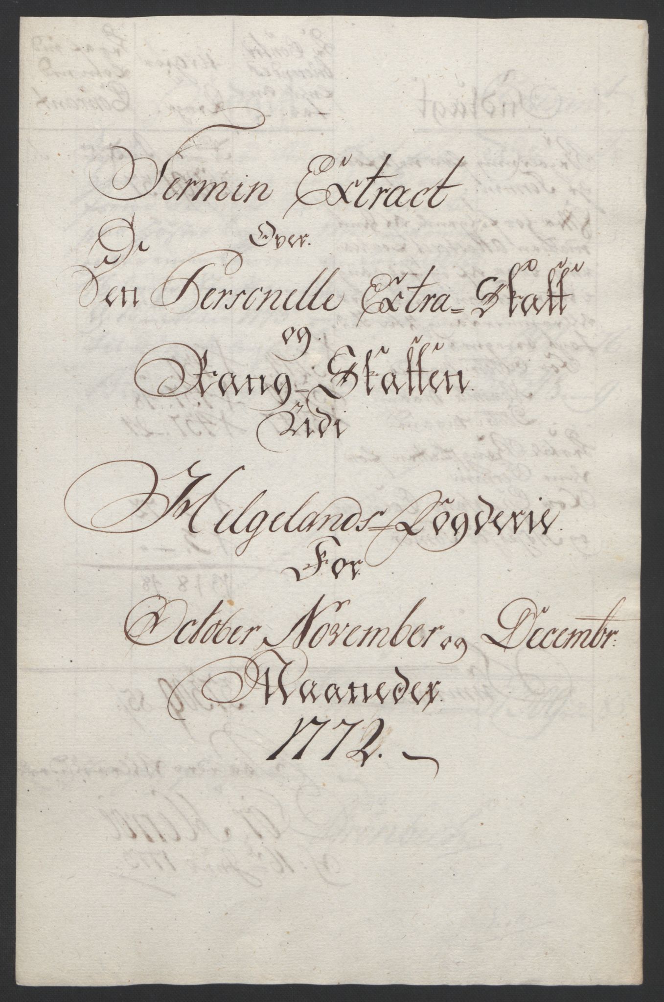 Rentekammeret inntil 1814, Reviderte regnskaper, Fogderegnskap, AV/RA-EA-4092/R65/L4573: Ekstraskatten Helgeland, 1762-1772, p. 430