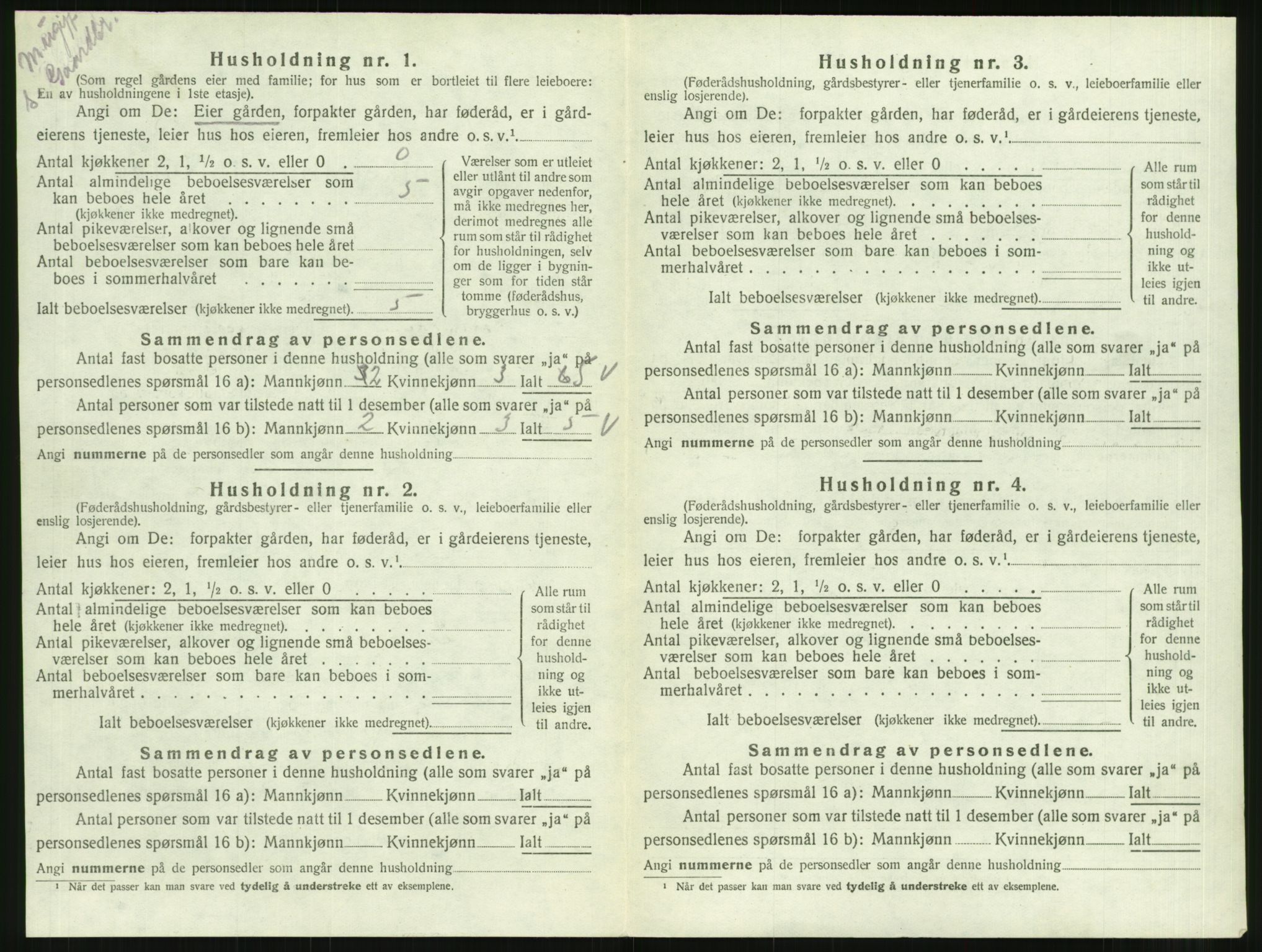 SAT, 1920 census for Ålvundeid, 1920, p. 103