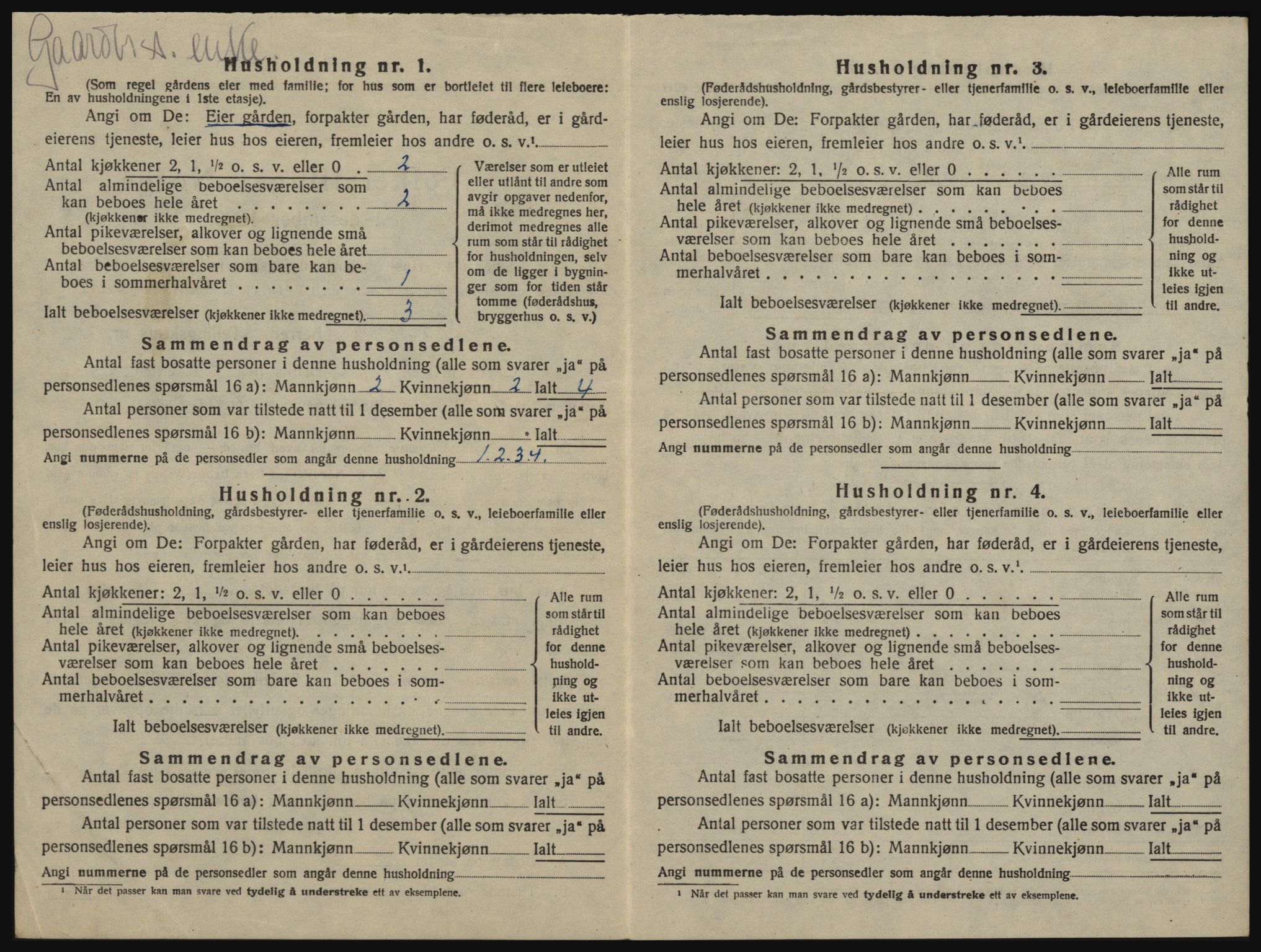 SAO, 1920 census for Onsøy, 1920, p. 1987