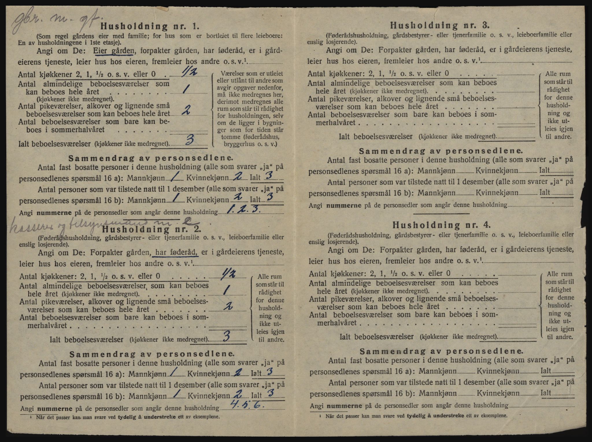 SAT, 1920 census for Sør-Frøya, 1920, p. 784