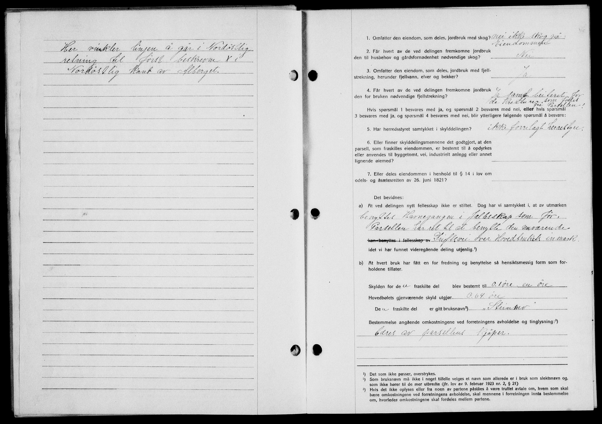 Rana sorenskriveri , SAT/A-1108/1/2/2C/L0020: Mortgage book no. 20-21, 1927-1928, Deed date: 23.07.1927