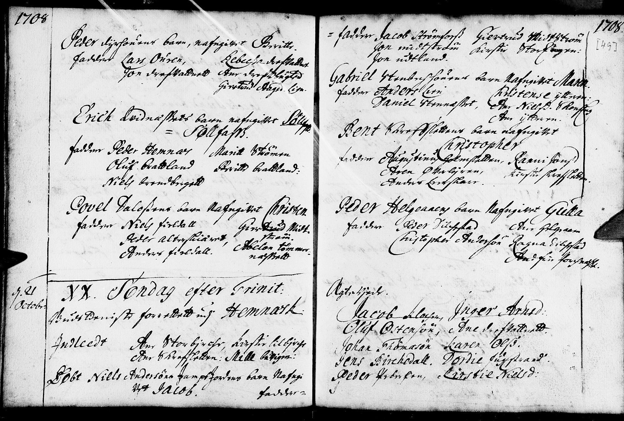 Ministerialprotokoller, klokkerbøker og fødselsregistre - Nordland, AV/SAT-A-1459/825/L0345: Parish register (official) no. 825A01, 1704-1728, p. 49