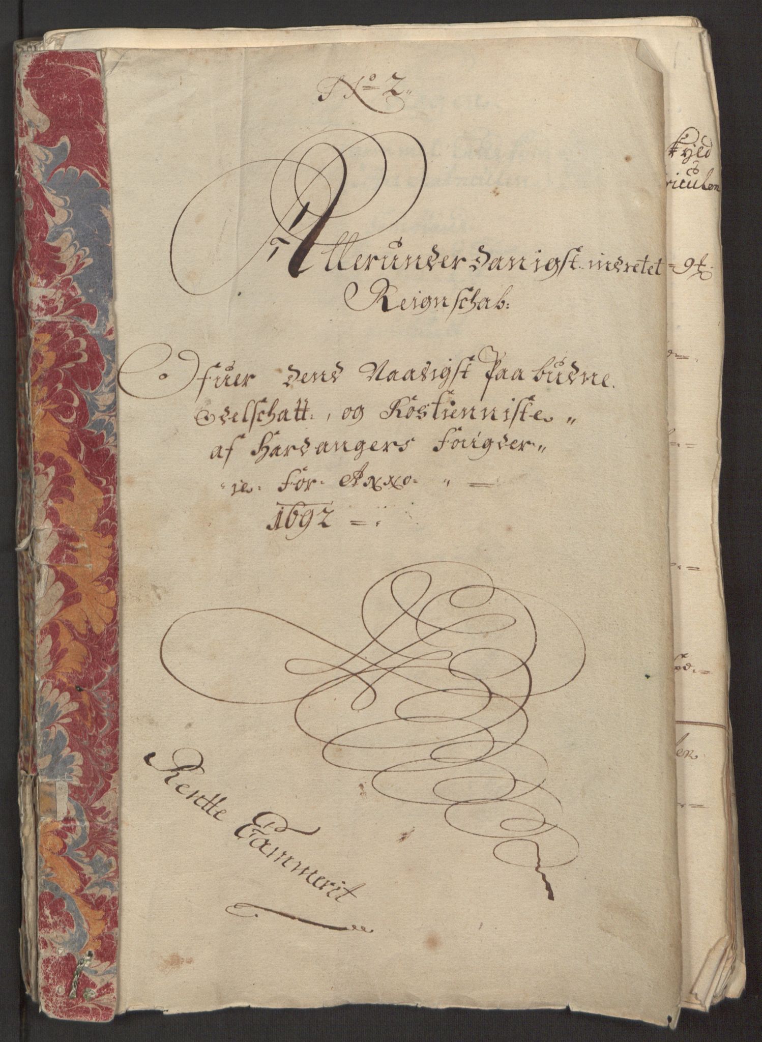 Rentekammeret inntil 1814, Reviderte regnskaper, Fogderegnskap, RA/EA-4092/R48/L2973: Fogderegnskap Sunnhordland og Hardanger, 1691-1692, p. 502