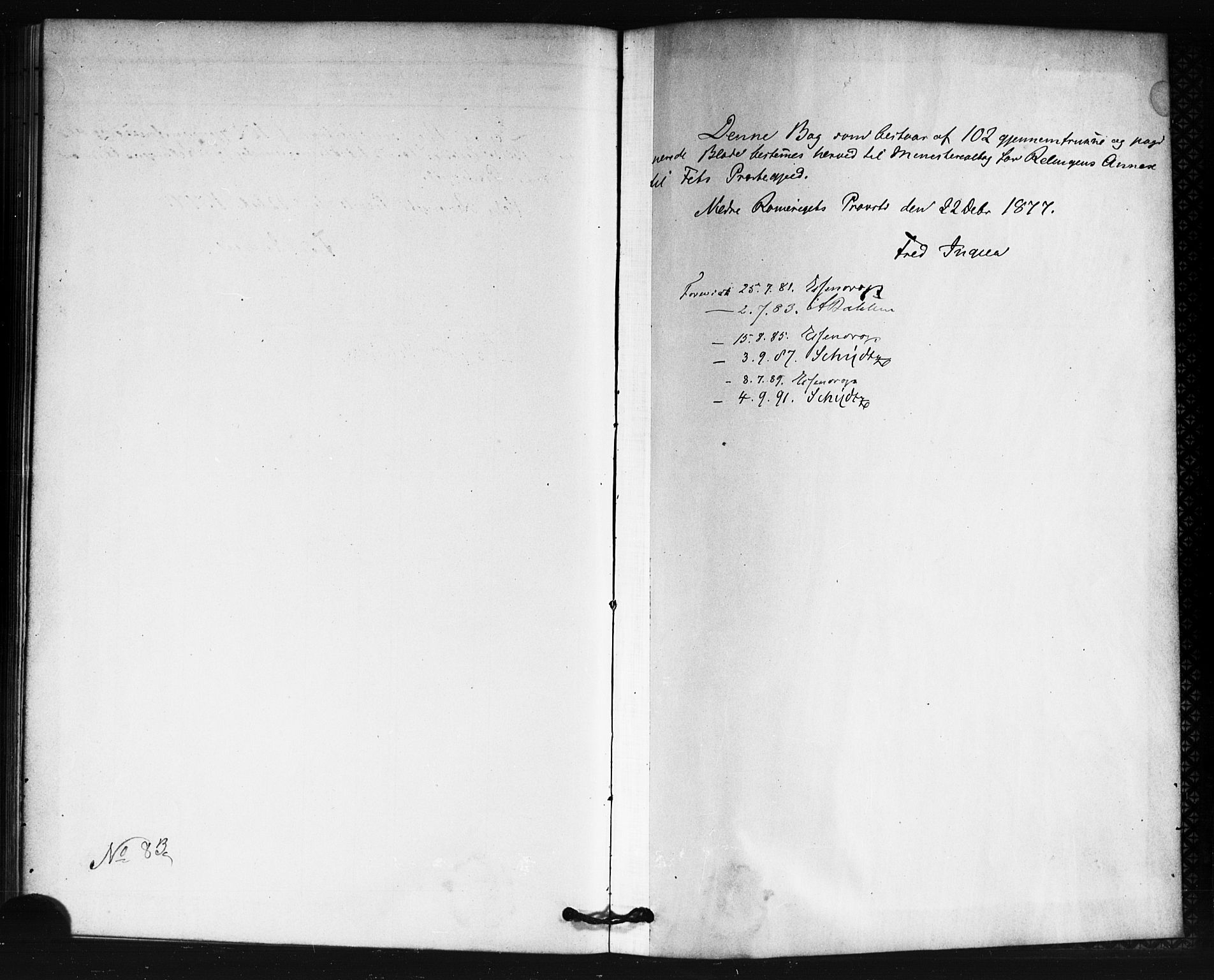 Fet prestekontor Kirkebøker, AV/SAO-A-10370a/F/Fb/L0001: Parish register (official) no. II 1, 1878-1891