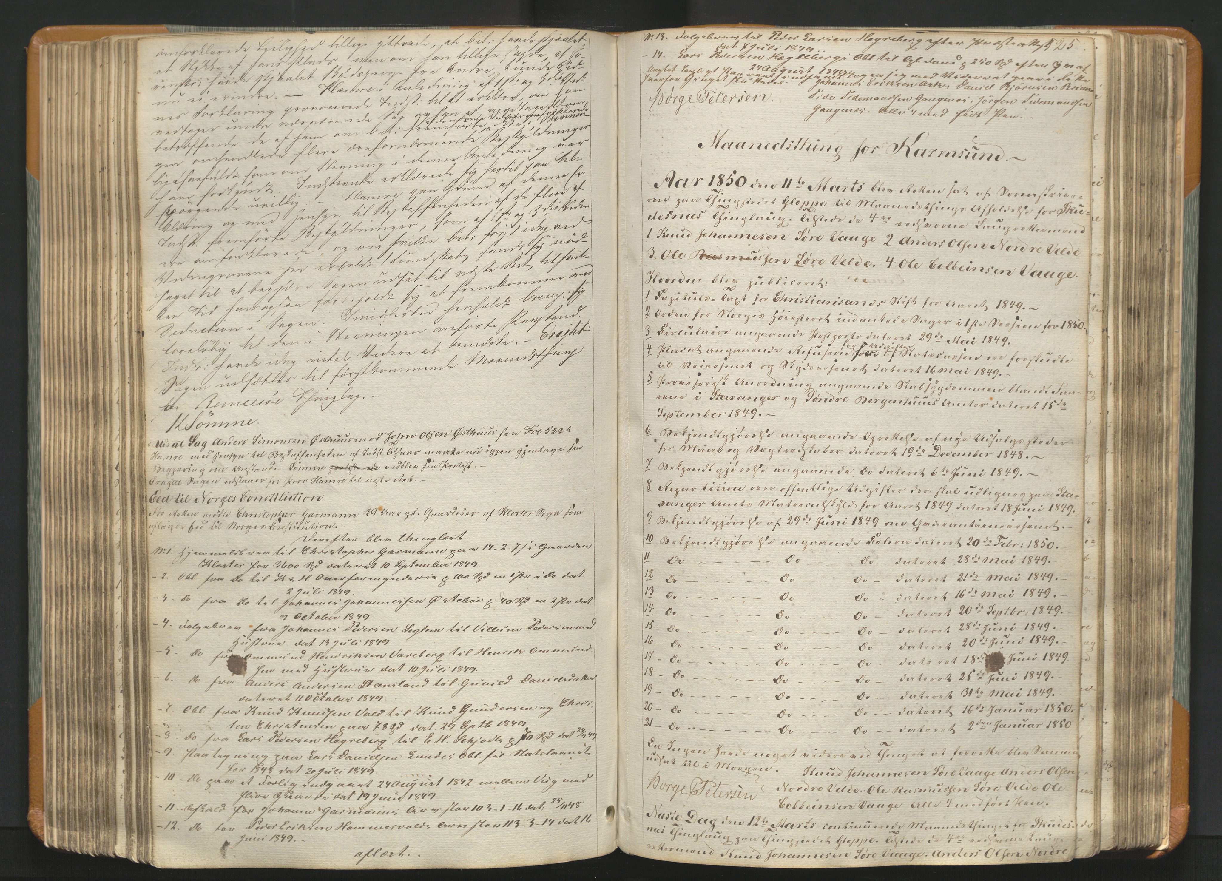 Karmsund sorenskriveri, SAST/A-100311/01/I/IA/IAB/L0004b: TINGBOK, 1841-1852, p. 524b-525a