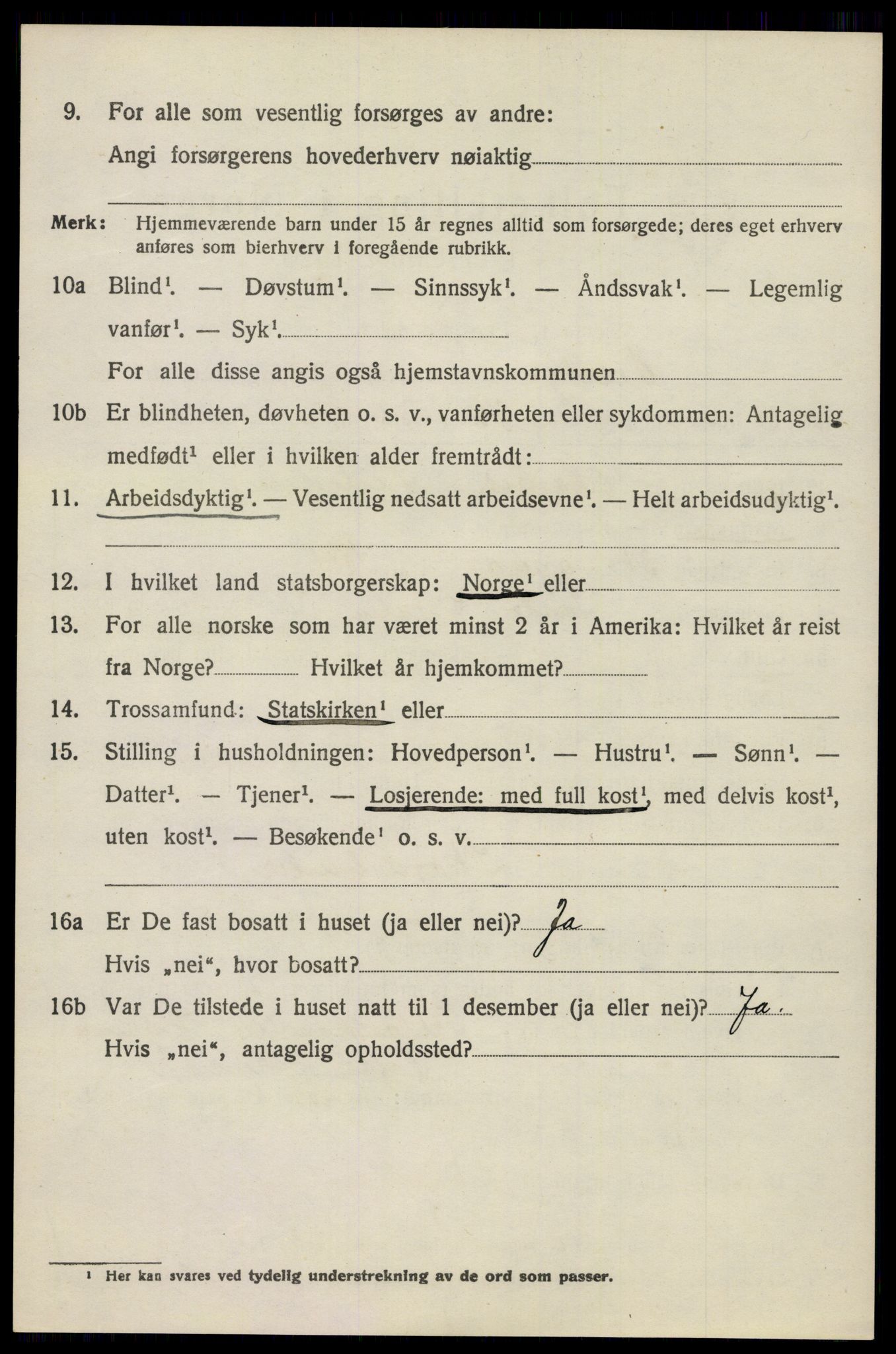 SAO, 1920 census for Vestby, 1920, p. 7278