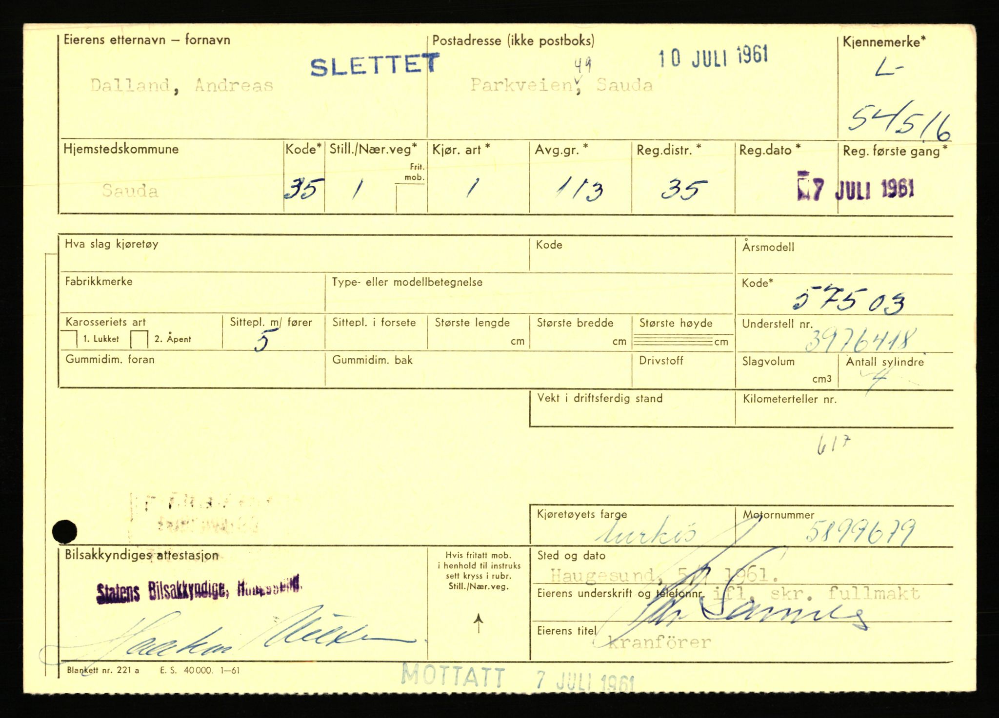 Stavanger trafikkstasjon, AV/SAST-A-101942/0/F/L0054: L-54200 - L-55699, 1930-1971, p. 667