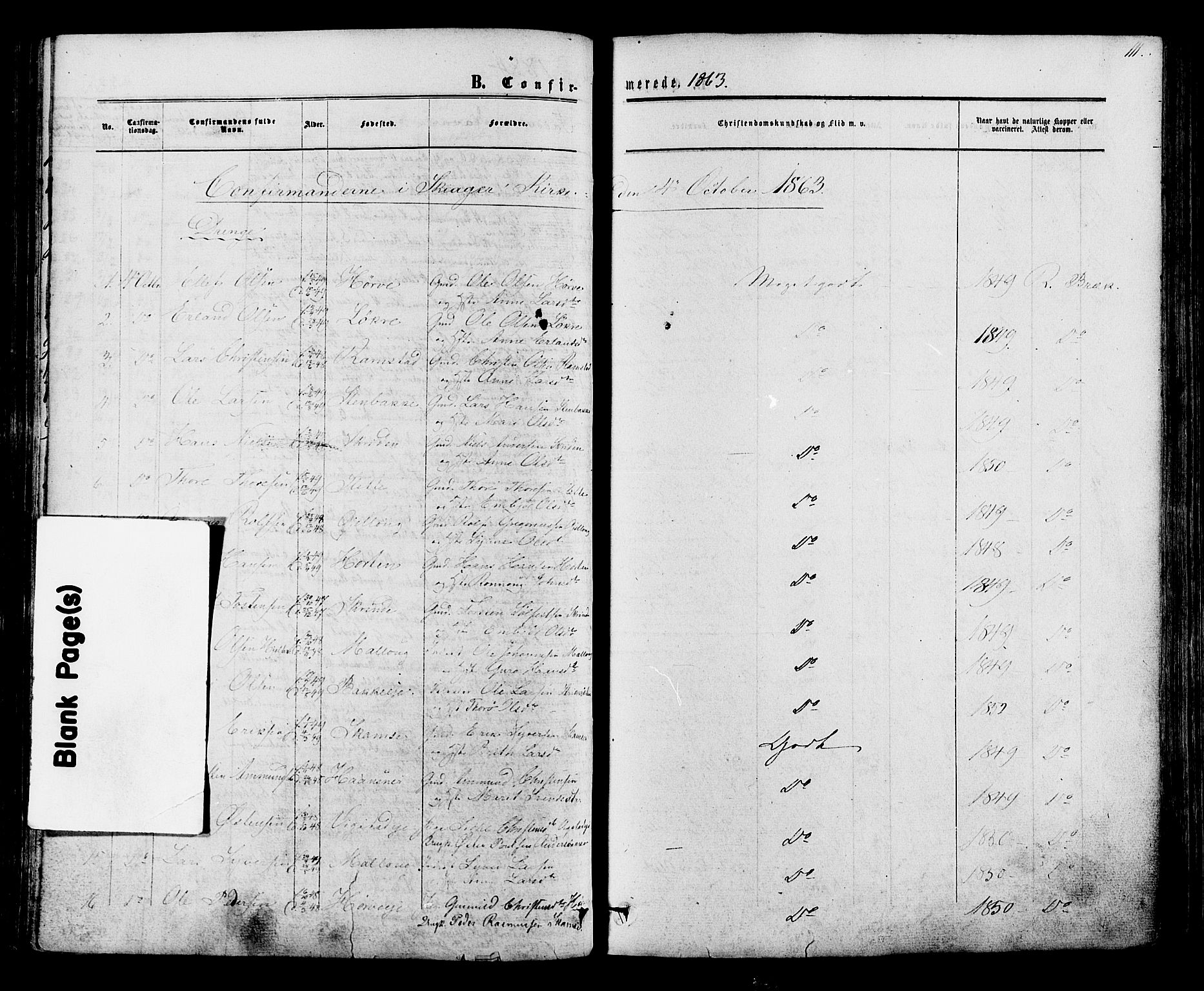 Lom prestekontor, SAH/PREST-070/K/L0007: Parish register (official) no. 7, 1863-1884, p. 111