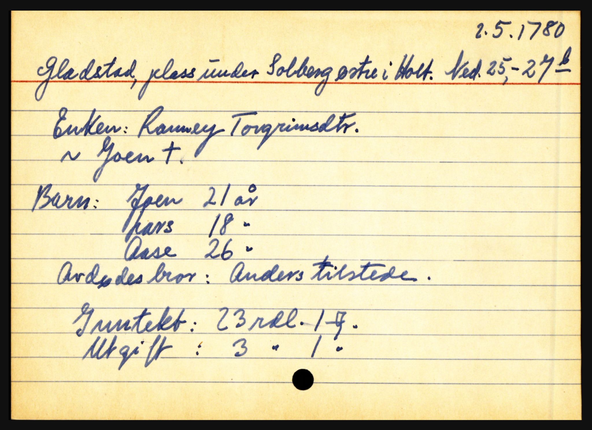 Nedenes sorenskriveri før 1824, AV/SAK-1221-0007/H, p. 9419
