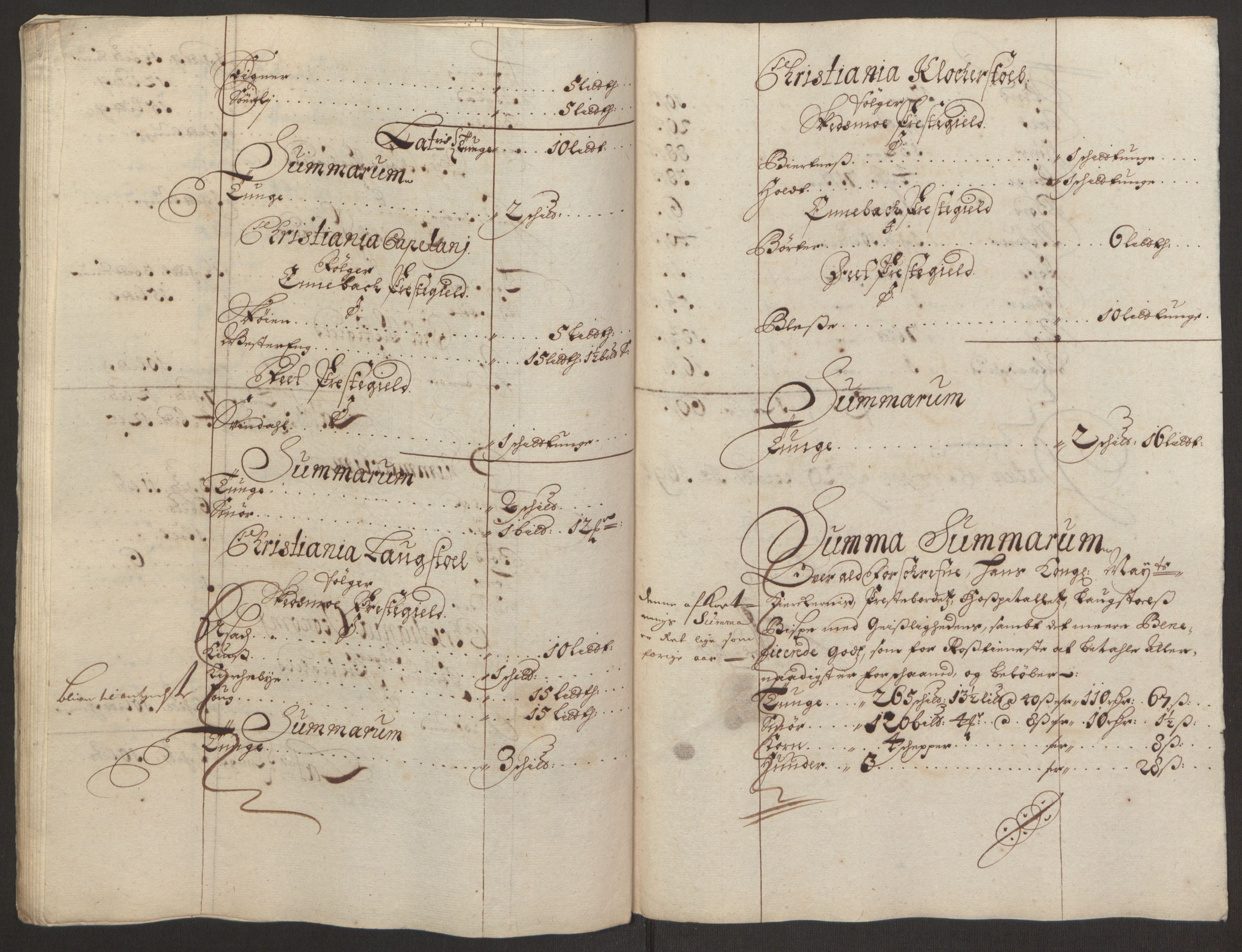 Rentekammeret inntil 1814, Reviderte regnskaper, Fogderegnskap, AV/RA-EA-4092/R11/L0579: Fogderegnskap Nedre Romerike, 1694-1695, p. 185