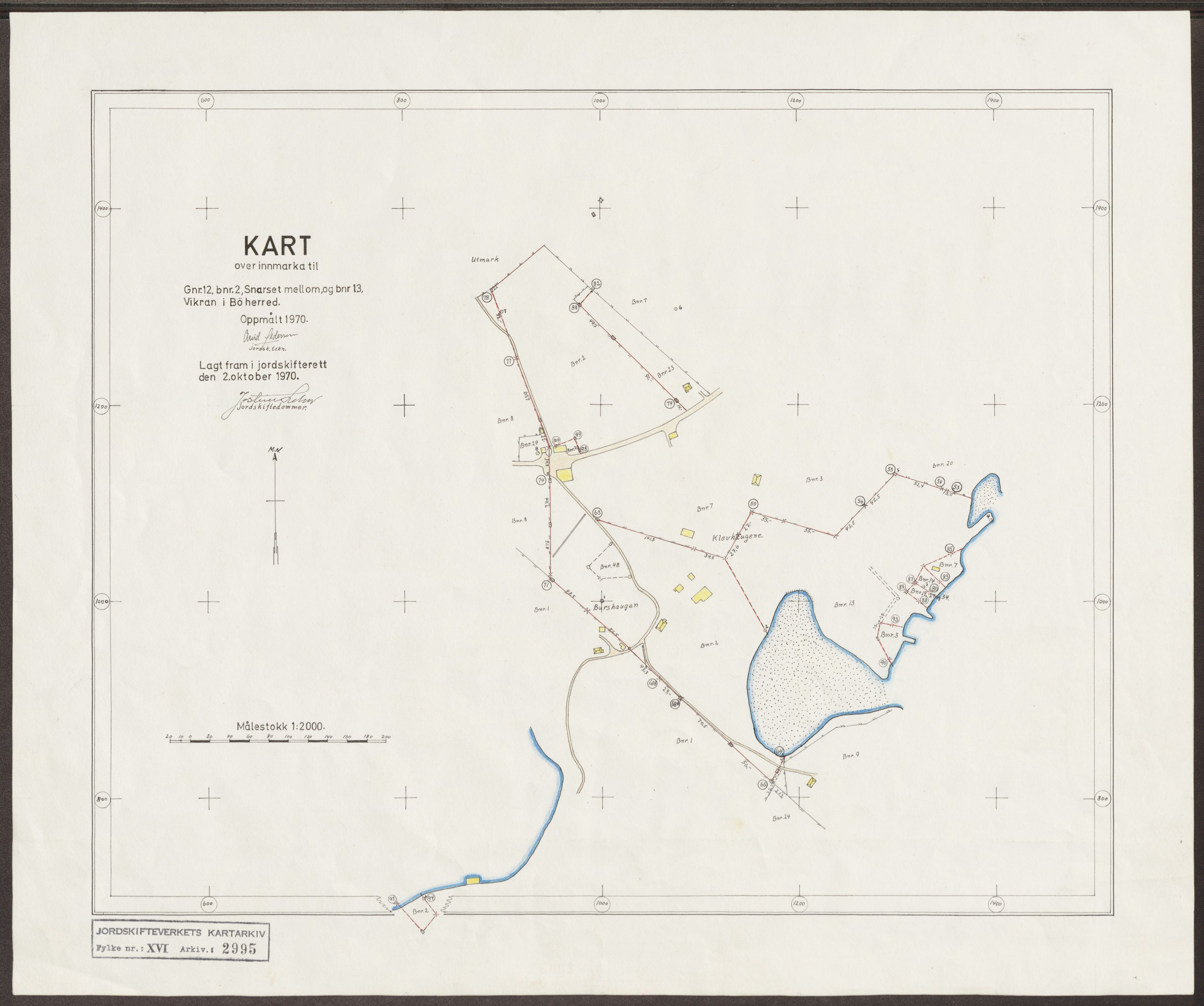 Jordskifteverkets kartarkiv, AV/RA-S-3929/T, 1859-1988, p. 3908