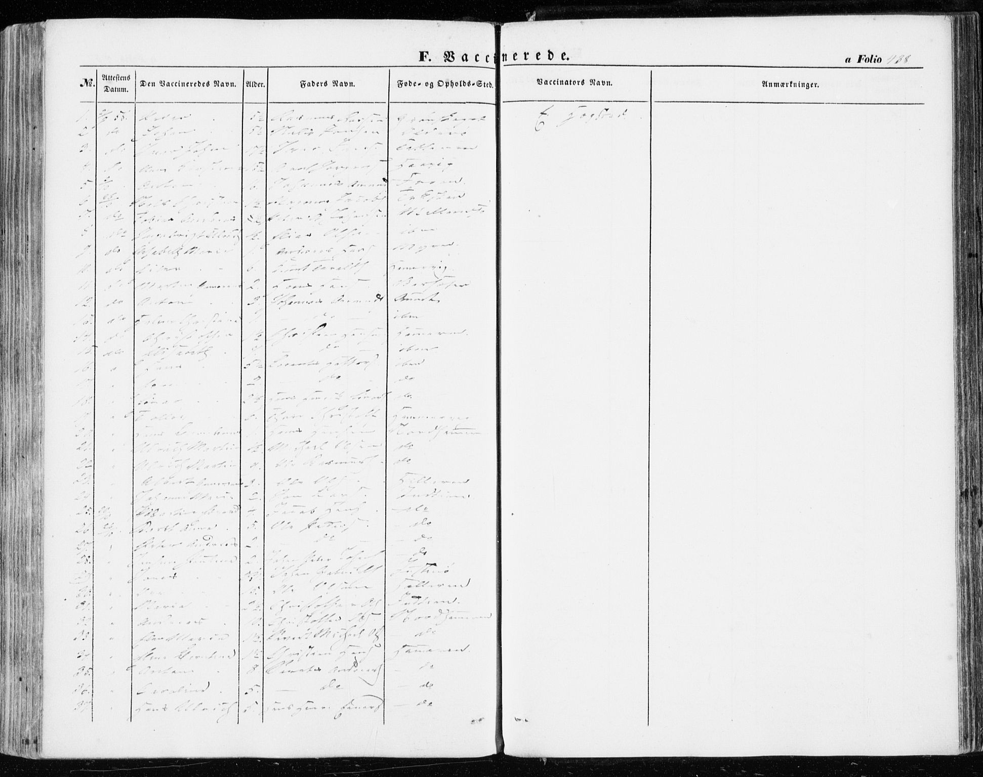 Ministerialprotokoller, klokkerbøker og fødselsregistre - Sør-Trøndelag, SAT/A-1456/634/L0530: Parish register (official) no. 634A06, 1852-1860, p. 438