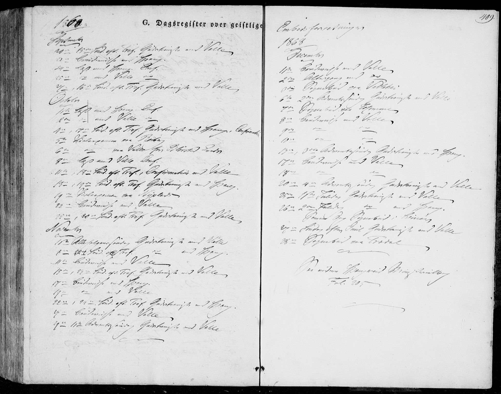 Sør-Audnedal sokneprestkontor, AV/SAK-1111-0039/F/Fa/Fab/L0006: Parish register (official) no. A 6, 1829-1855, p. 409