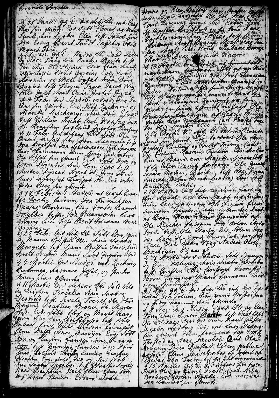 Ministerialprotokoller, klokkerbøker og fødselsregistre - Sør-Trøndelag, SAT/A-1456/646/L0603: Parish register (official) no. 646A01, 1700-1734, p. 63