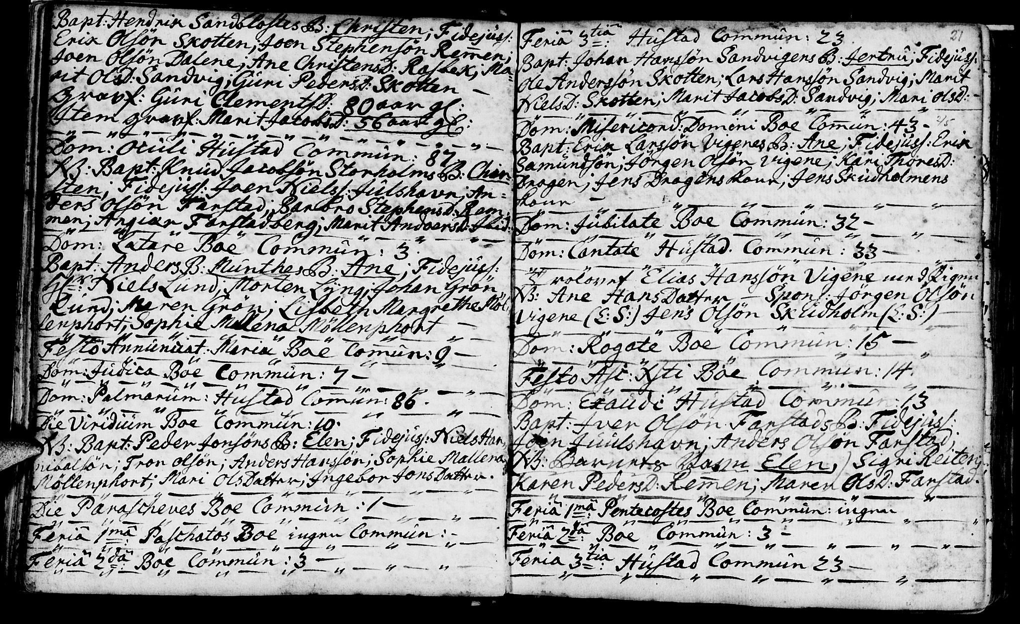 Ministerialprotokoller, klokkerbøker og fødselsregistre - Møre og Romsdal, SAT/A-1454/566/L0760: Parish register (official) no. 566A01, 1739-1766, p. 21