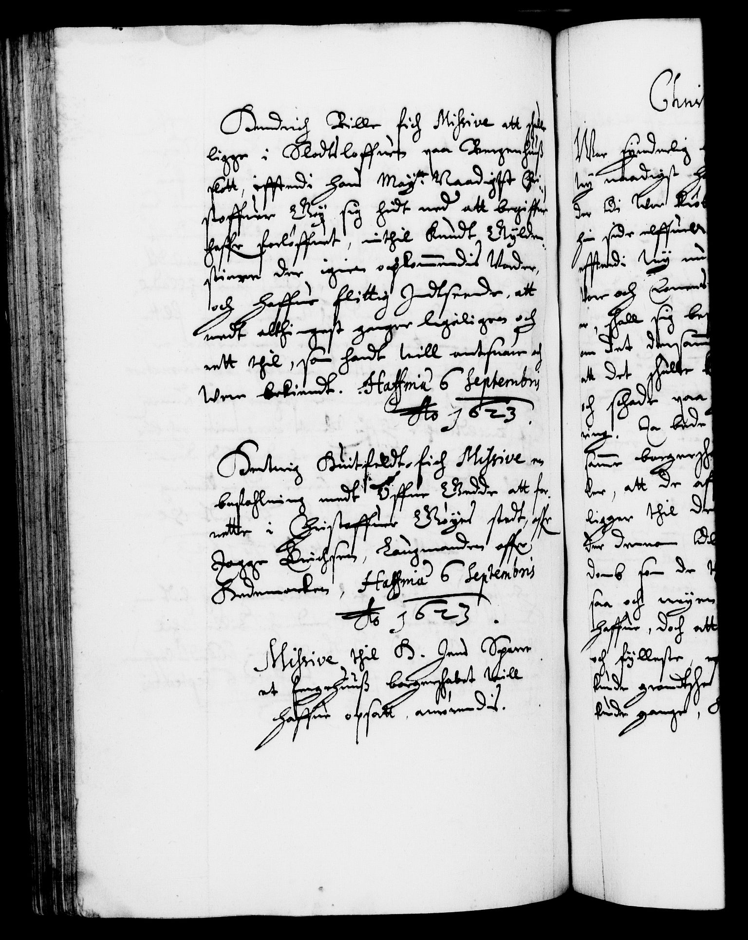 Danske Kanselli 1572-1799, AV/RA-EA-3023/F/Fc/Fca/Fcab/L0004: Norske tegnelser (mikrofilm), 1617-1627, p. 390b