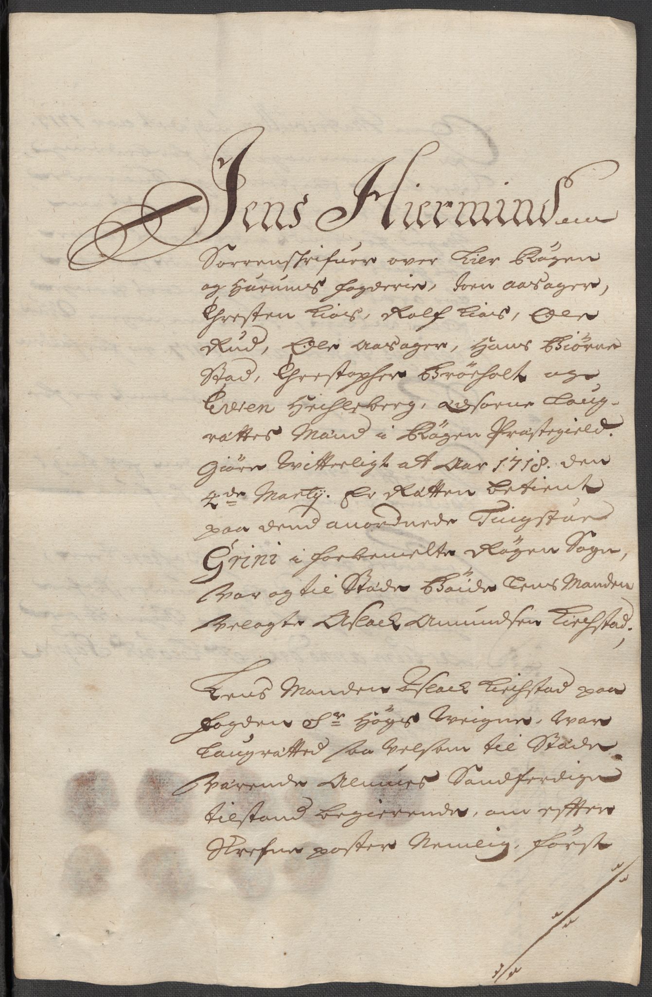 Rentekammeret inntil 1814, Reviderte regnskaper, Fogderegnskap, AV/RA-EA-4092/R31/L1711: Fogderegnskap Hurum, Røyken, Eiker, Lier og Buskerud, 1717, p. 289