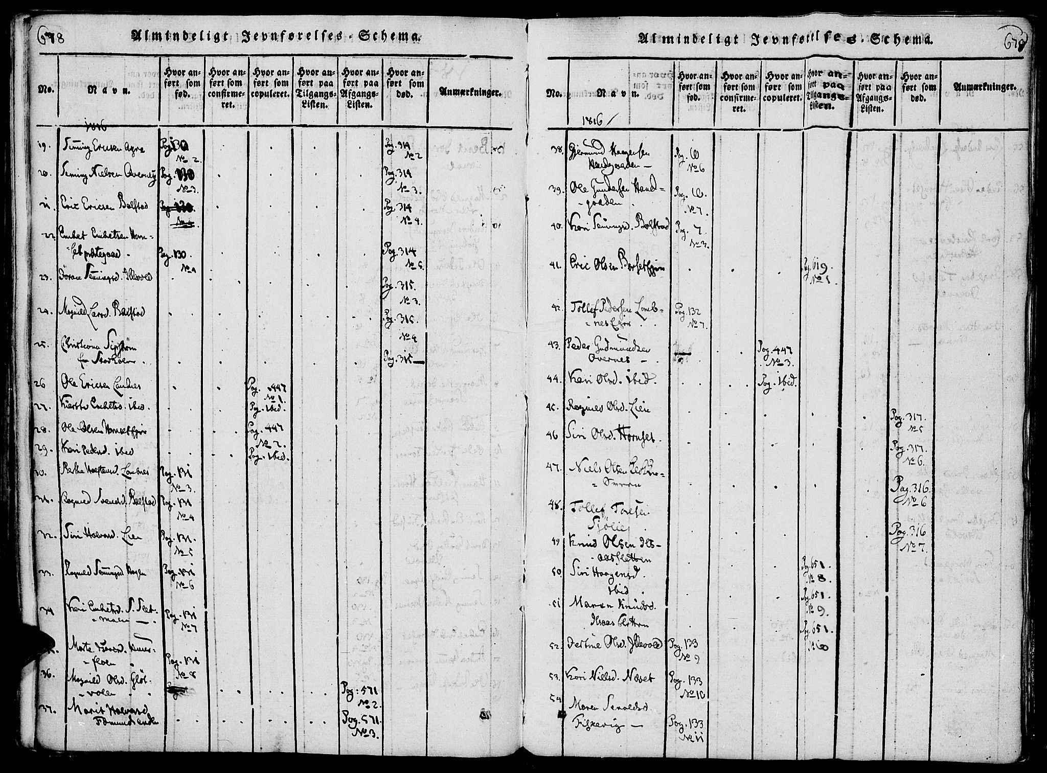 Rendalen prestekontor, AV/SAH-PREST-054/H/Ha/Haa/L0003: Parish register (official) no. 3, 1815-1829, p. 678-679