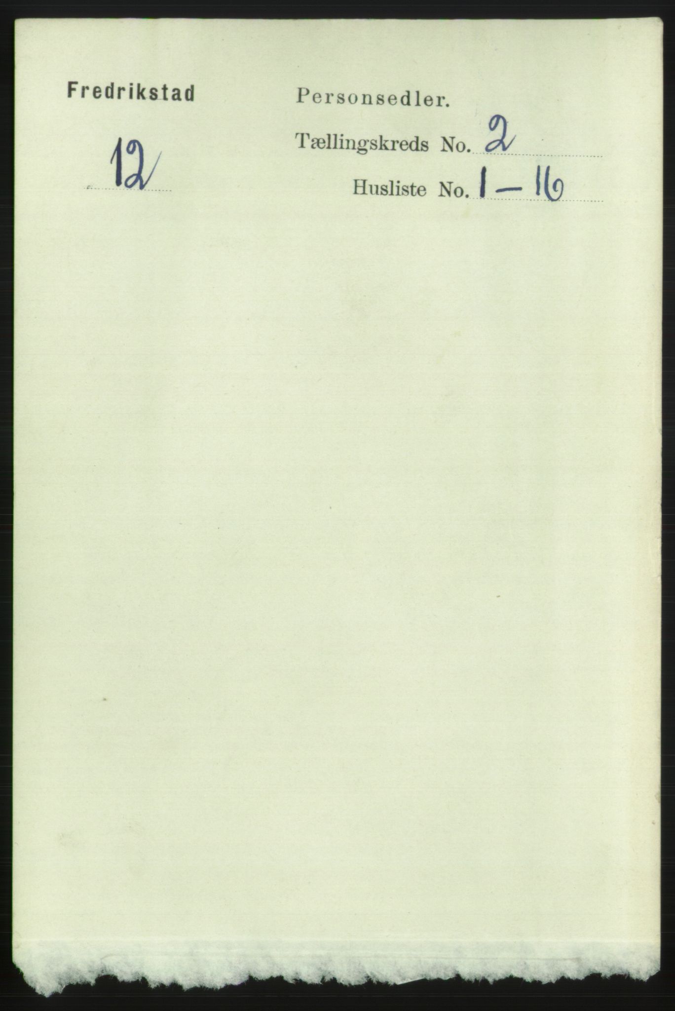 RA, 1891 census for 0103 Fredrikstad, 1891, p. 4436
