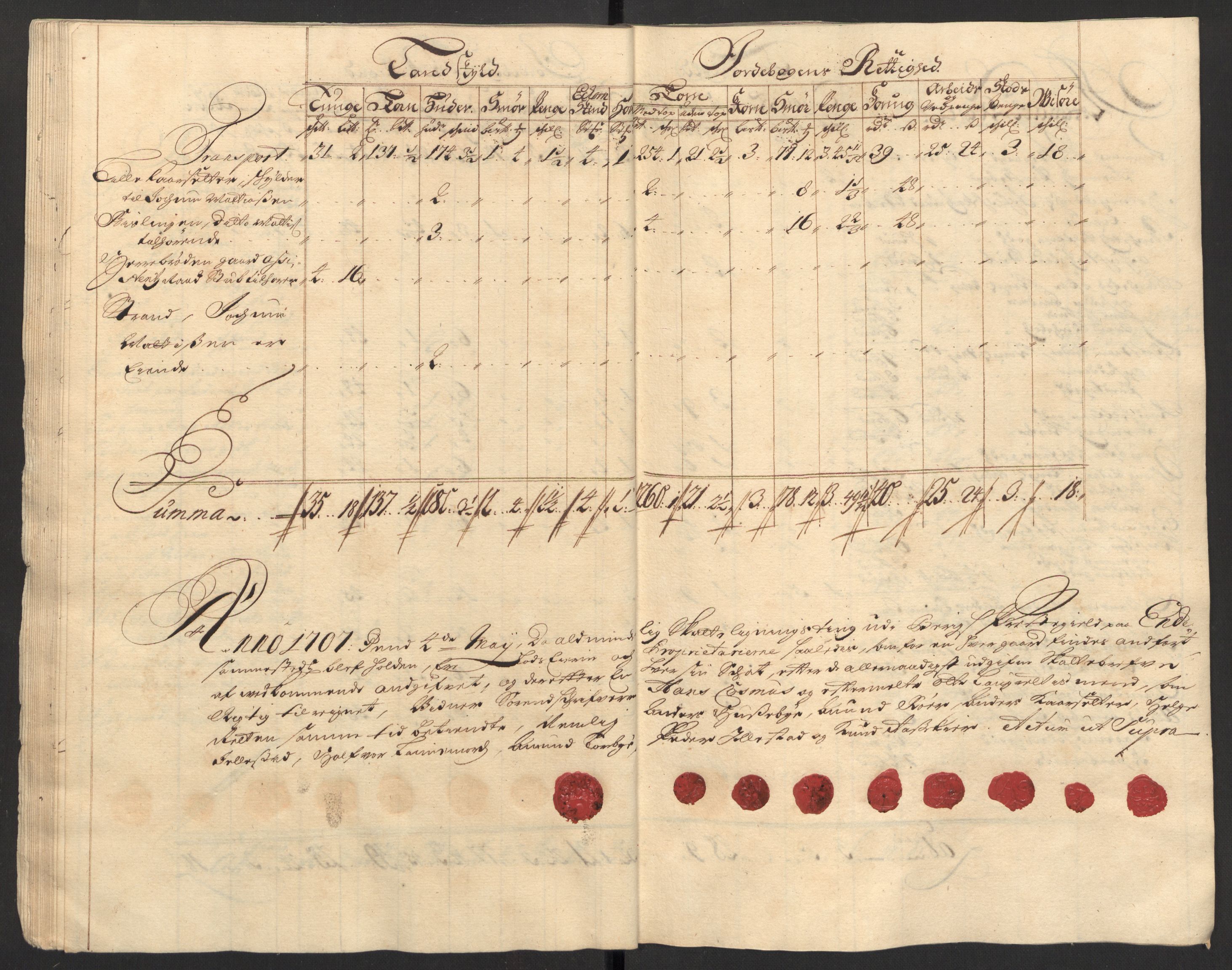 Rentekammeret inntil 1814, Reviderte regnskaper, Fogderegnskap, AV/RA-EA-4092/R01/L0018: Fogderegnskap Idd og Marker, 1707-1709, p. 39