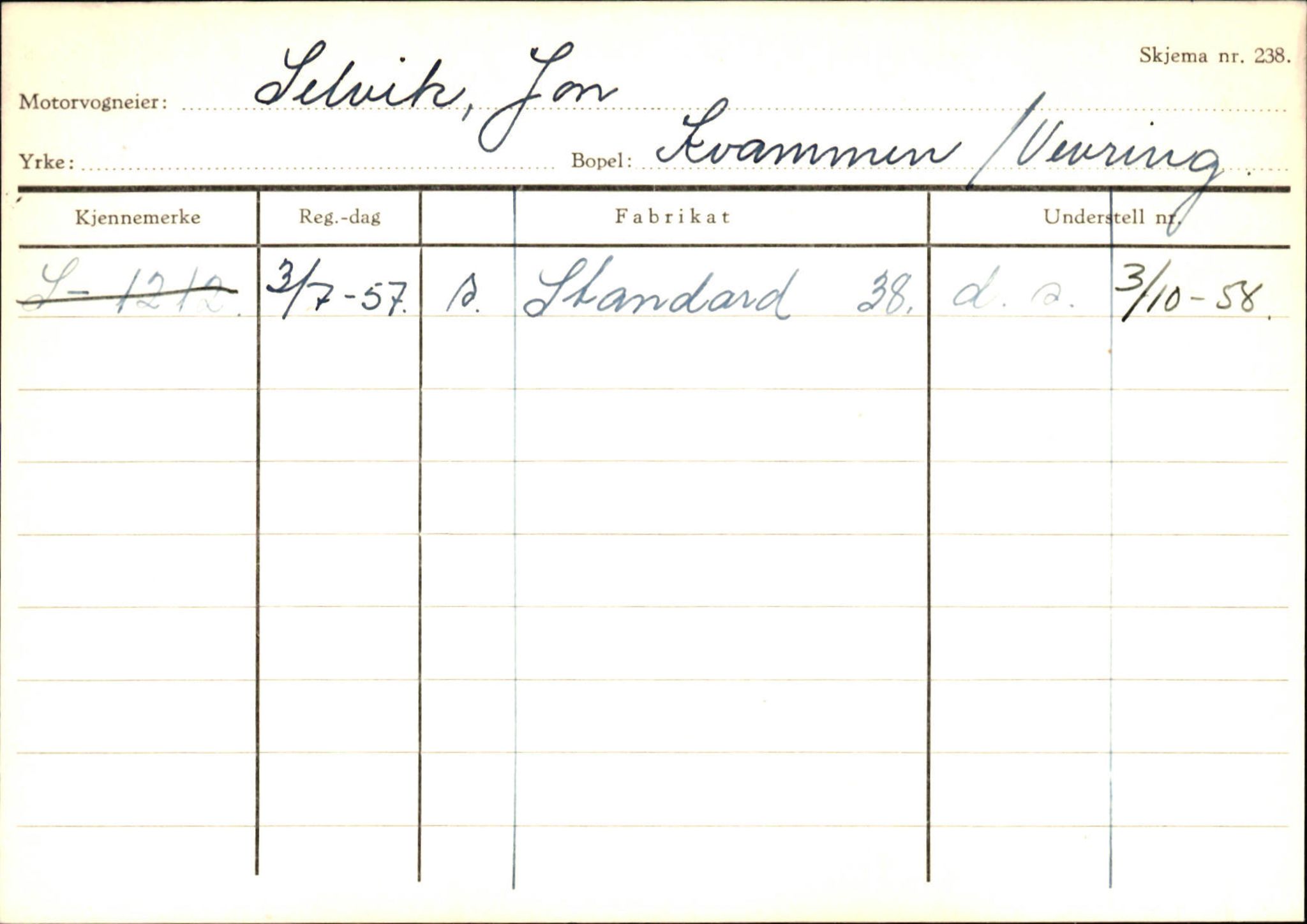 Statens vegvesen, Sogn og Fjordane vegkontor, AV/SAB-A-5301/4/F/L0132: Eigarregister Askvoll A-Å. Balestrand A-Å, 1945-1975, p. 1081