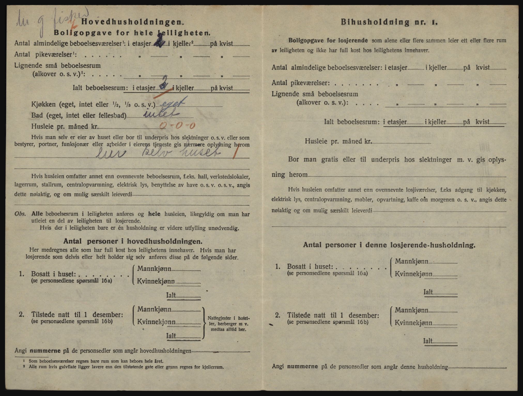 SATØ, 1920 census for Hammerfest, 1920, p. 1945