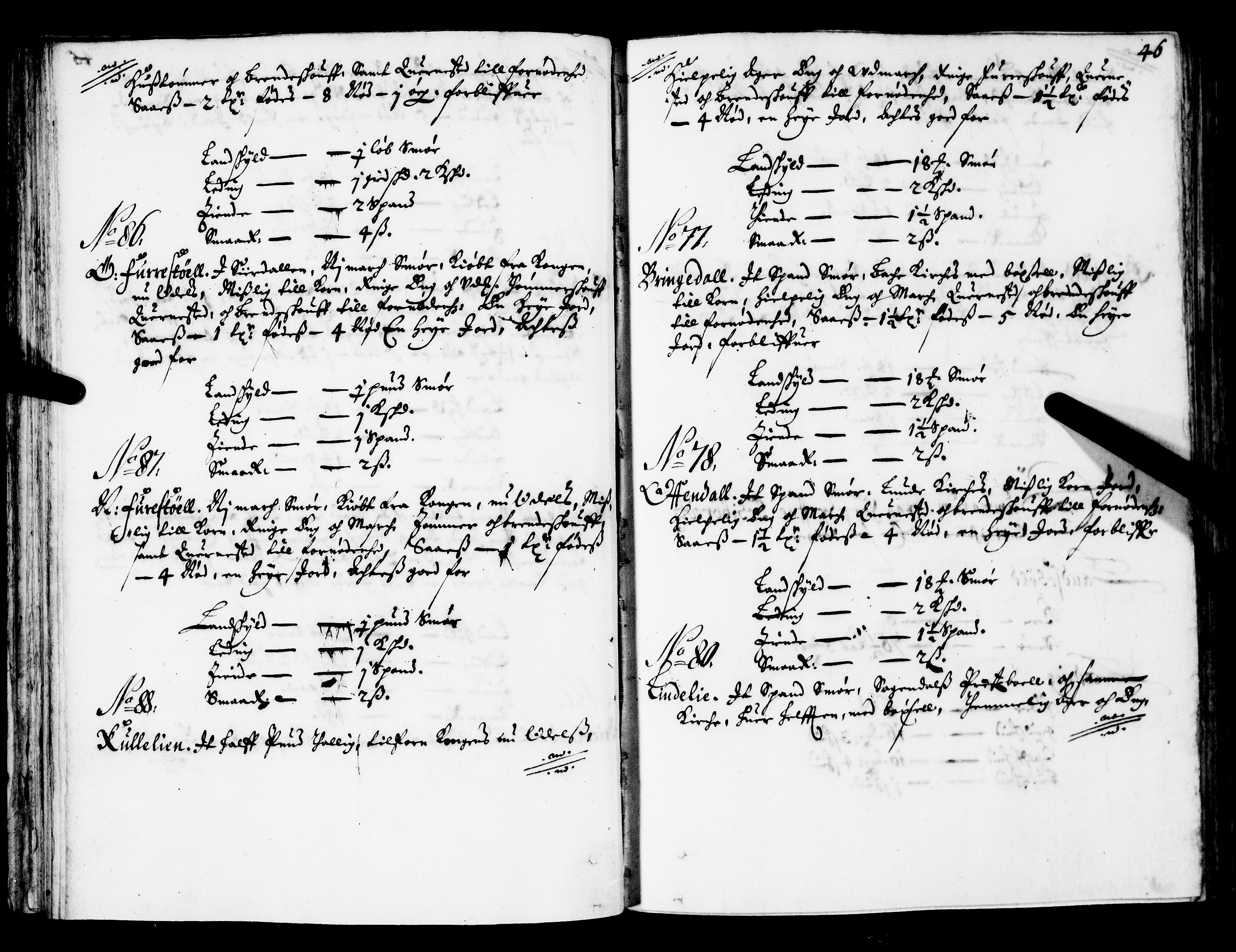 Rentekammeret inntil 1814, Realistisk ordnet avdeling, AV/RA-EA-4070/N/Nb/Nba/L0032: Jæren og Dalane fogderi, 1668, p. 45b-46a