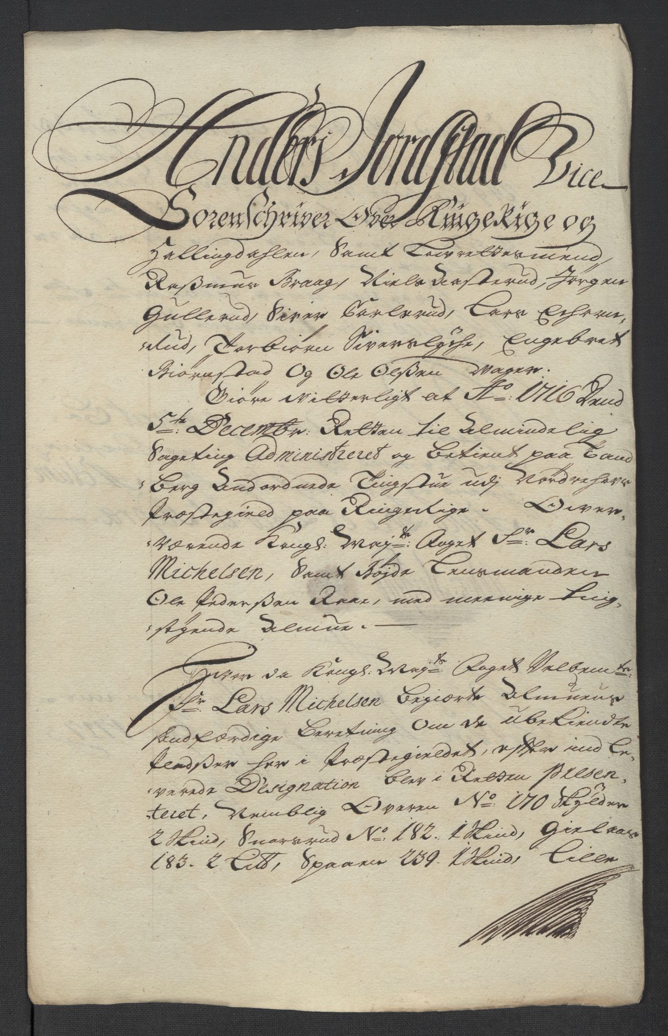 Rentekammeret inntil 1814, Reviderte regnskaper, Fogderegnskap, AV/RA-EA-4092/R23/L1474: Fogderegnskap Ringerike og Hallingdal, 1716, p. 208