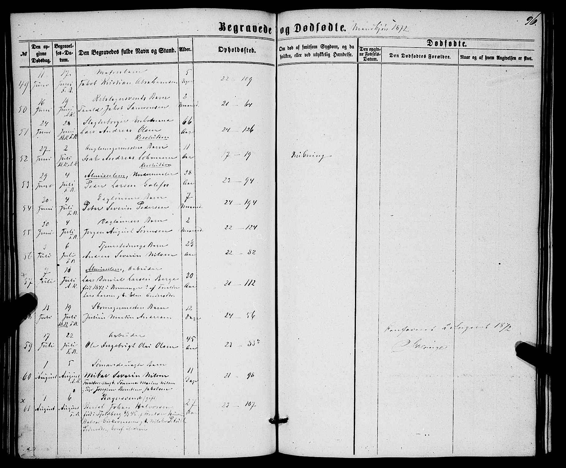 Korskirken sokneprestembete, AV/SAB-A-76101/H/Haa/L0045: Parish register (official) no. E 3, 1863-1875, p. 96