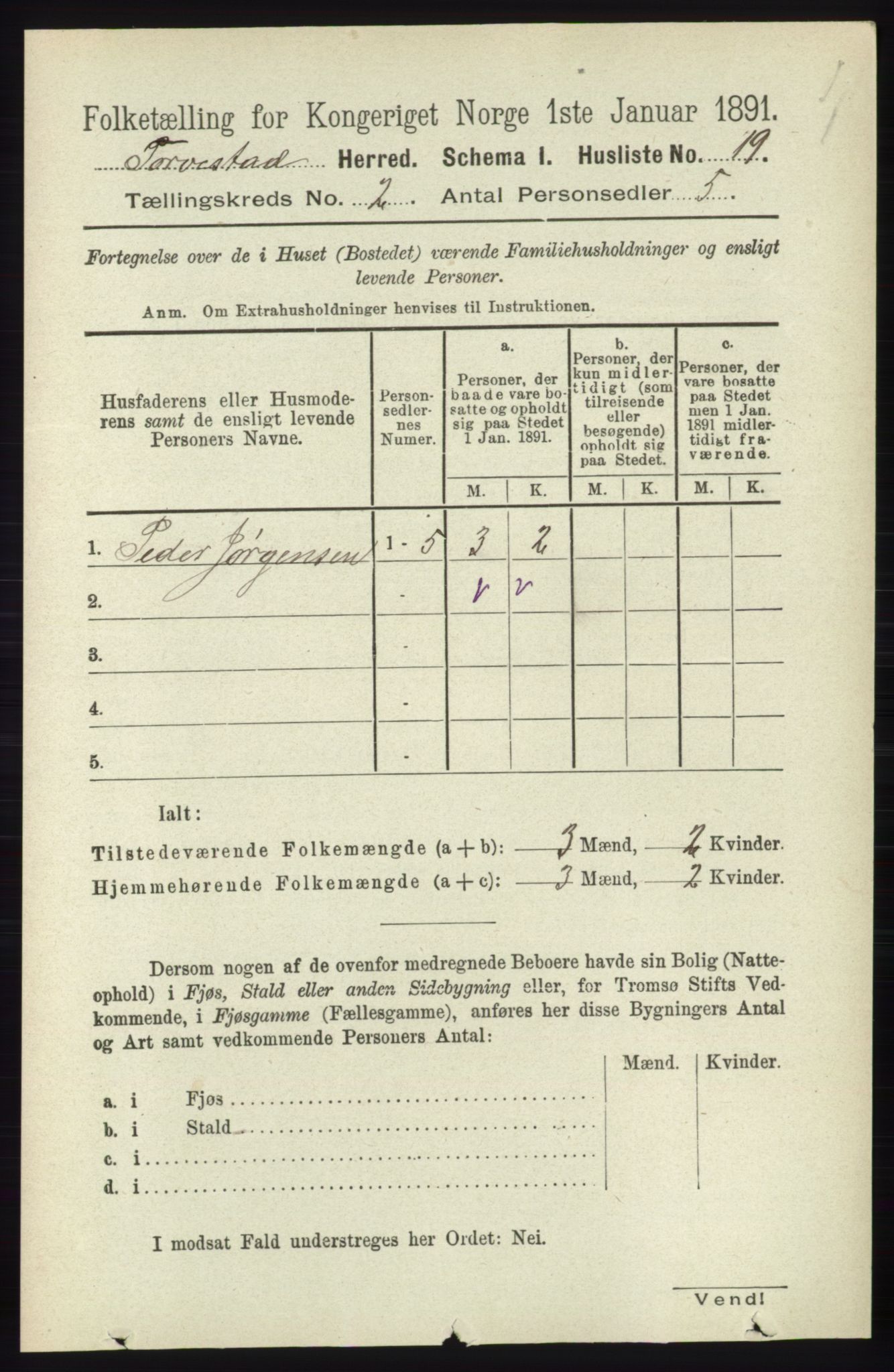 RA, 1891 census for 1152 Torvastad, 1891, p. 467