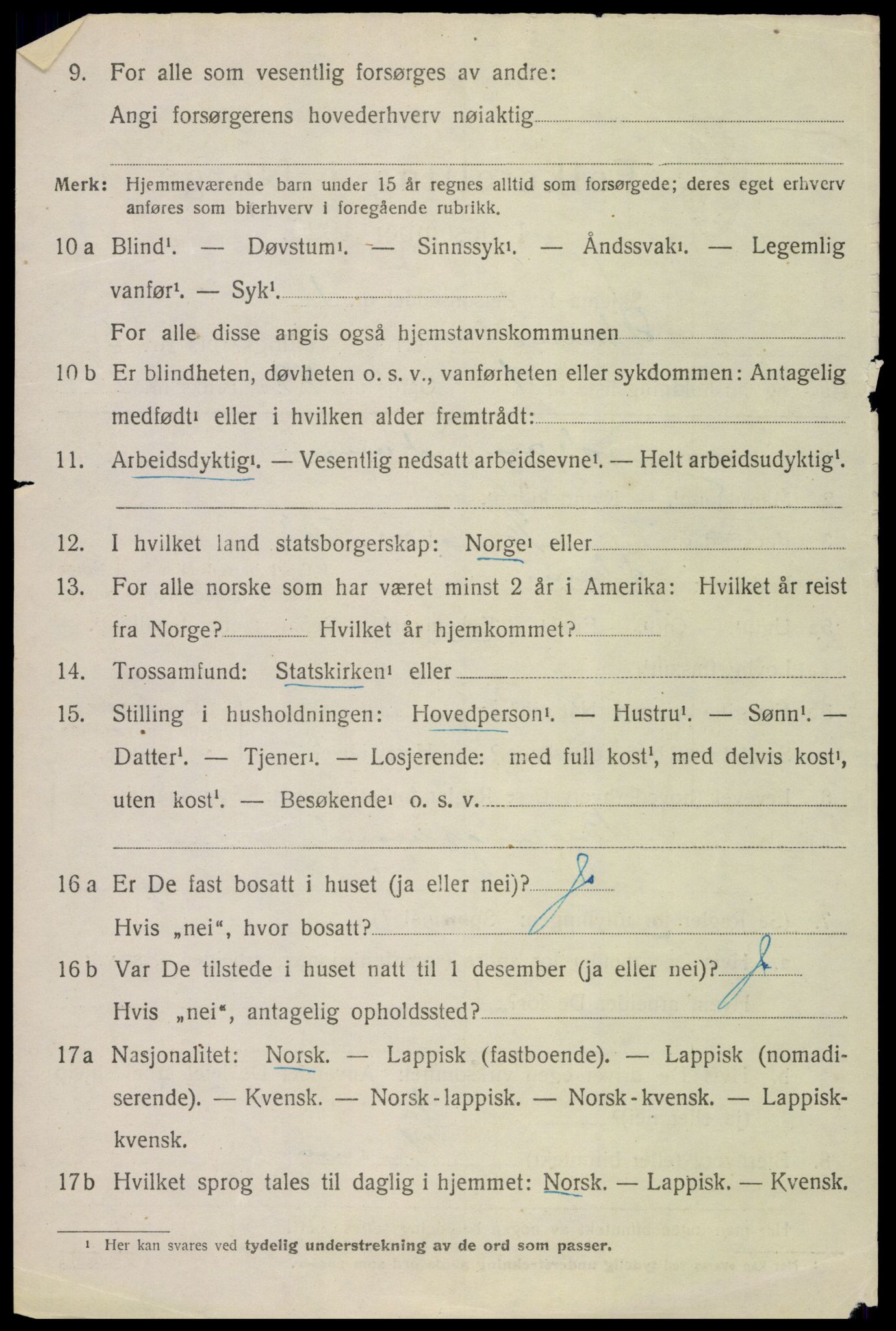 SAT, 1920 census for Øksnes, 1920, p. 3793