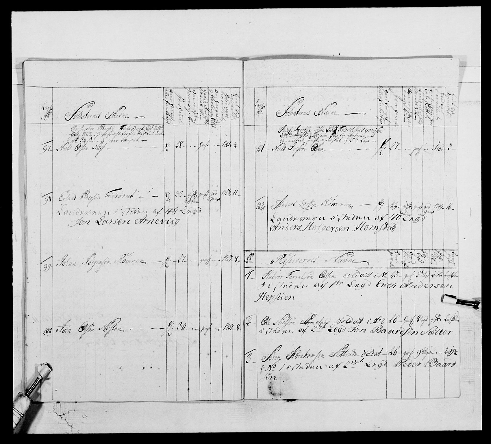 Kommanderende general (KG I) med Det norske krigsdirektorium, AV/RA-EA-5419/E/Ea/L0515: 3. Trondheimske regiment, 1756-1767, p. 517