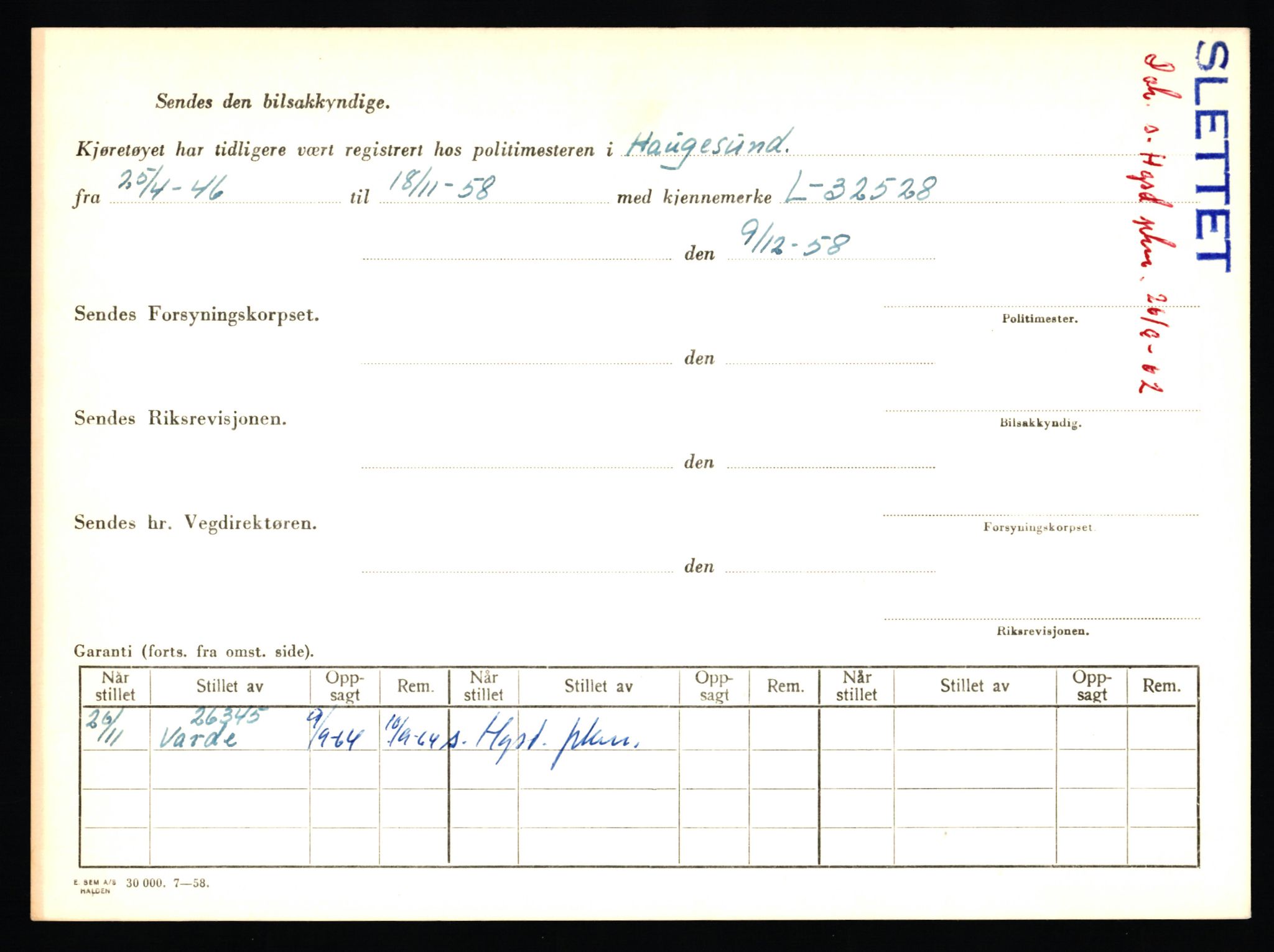 Stavanger trafikkstasjon, AV/SAST-A-101942/0/F/L0050: L-50600 - L-51299, 1930-1971, p. 1428