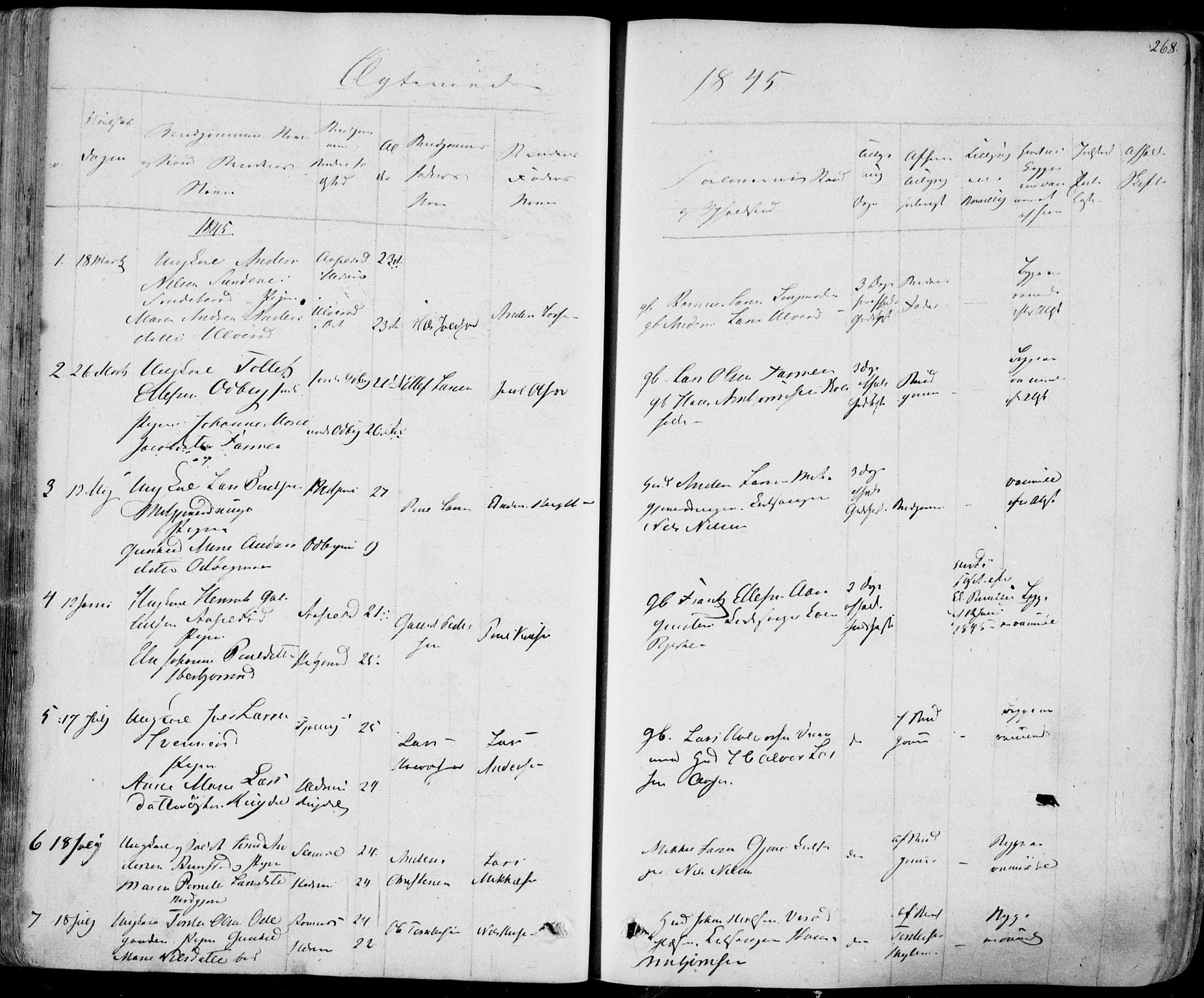 Hedrum kirkebøker, AV/SAKO-A-344/F/Fa/L0005: Parish register (official) no. I 5, 1835-1848, p. 268